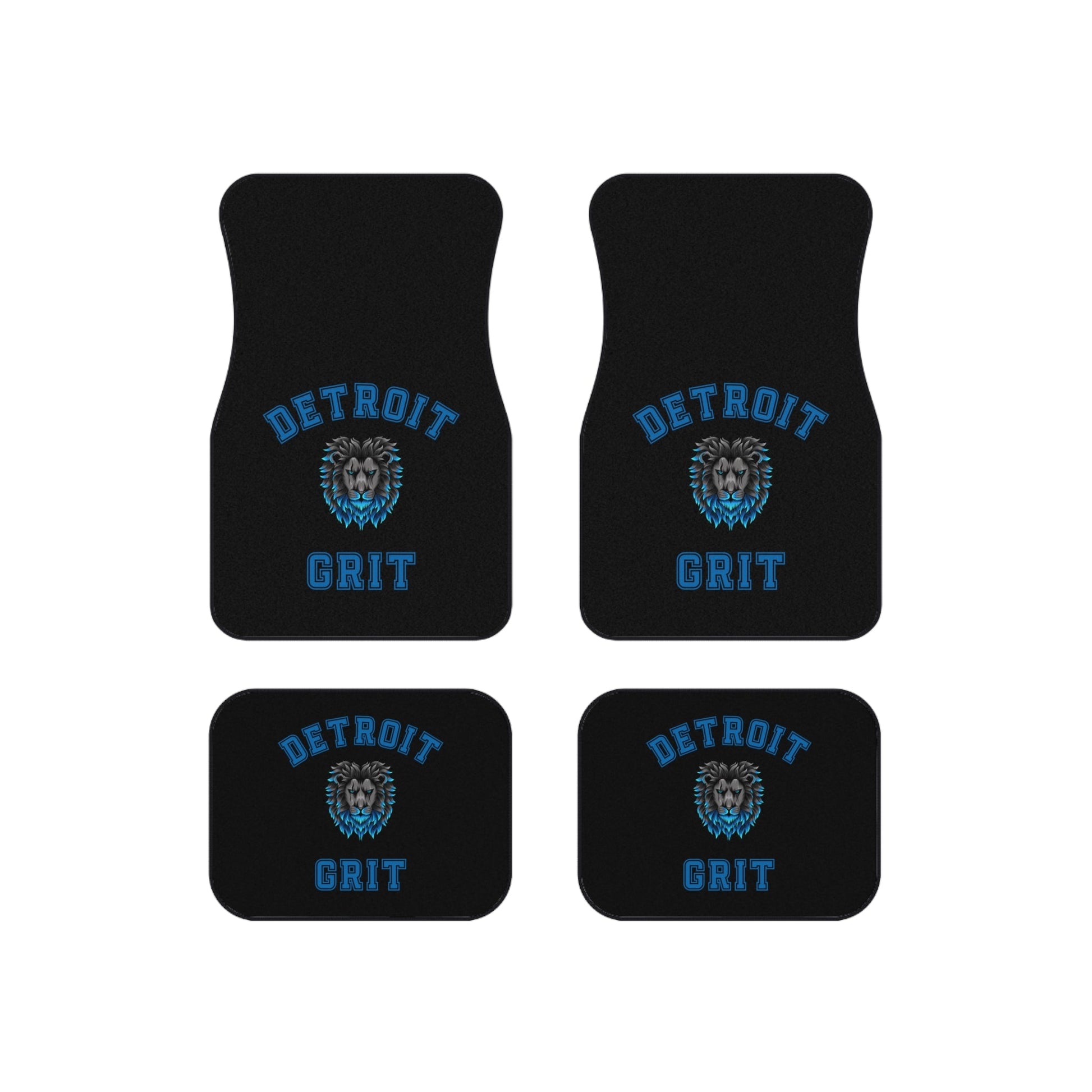 Detroit Lions Grit Car Floor Mats (set of 4)