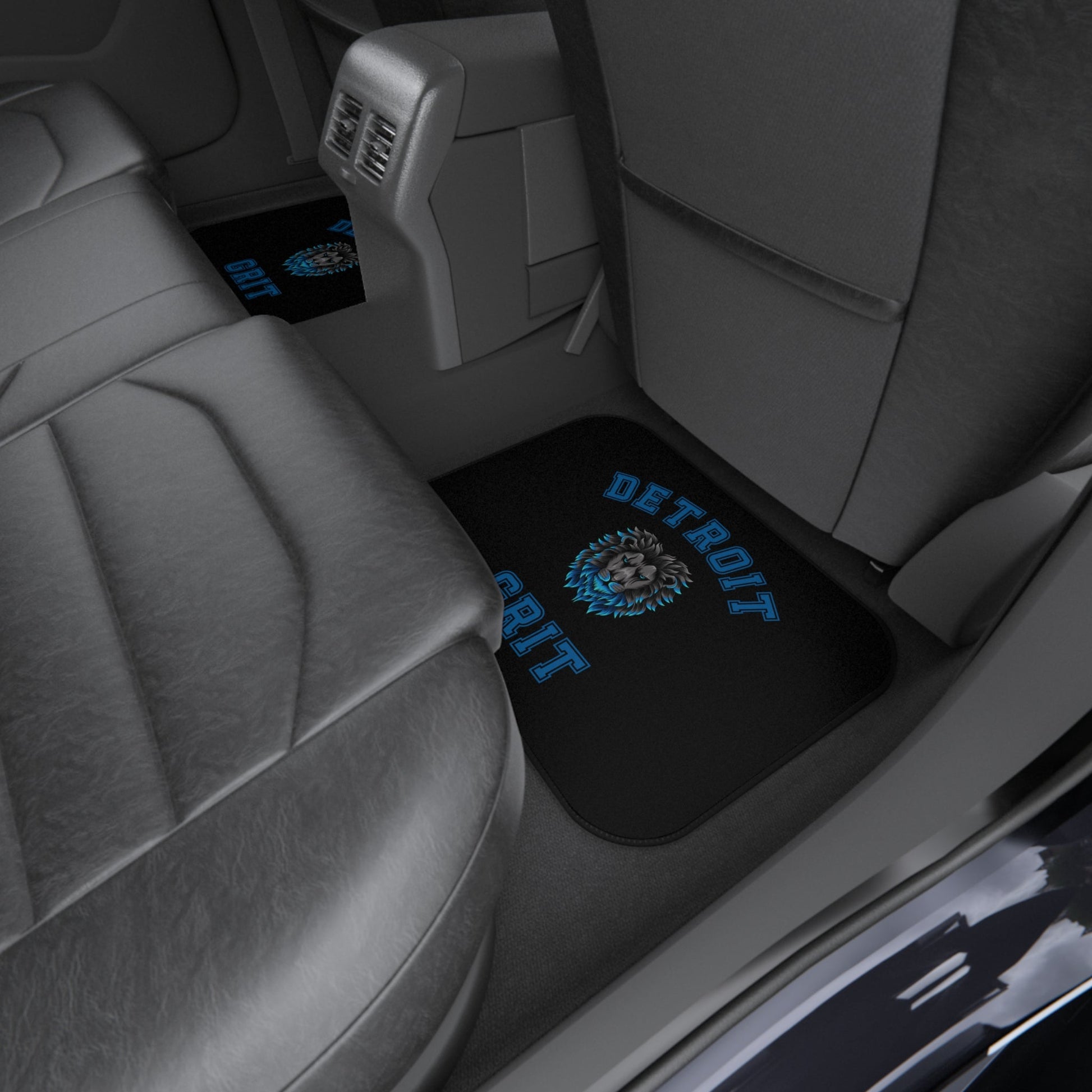 Detroit Lions Grit Car Floor Mats (set of 4)