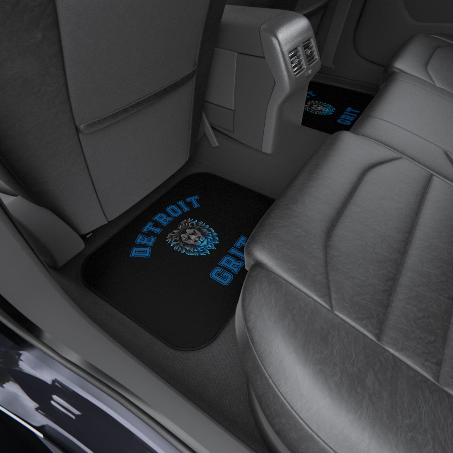 Detroit Lions Grit Car Floor Mats (set of 4)