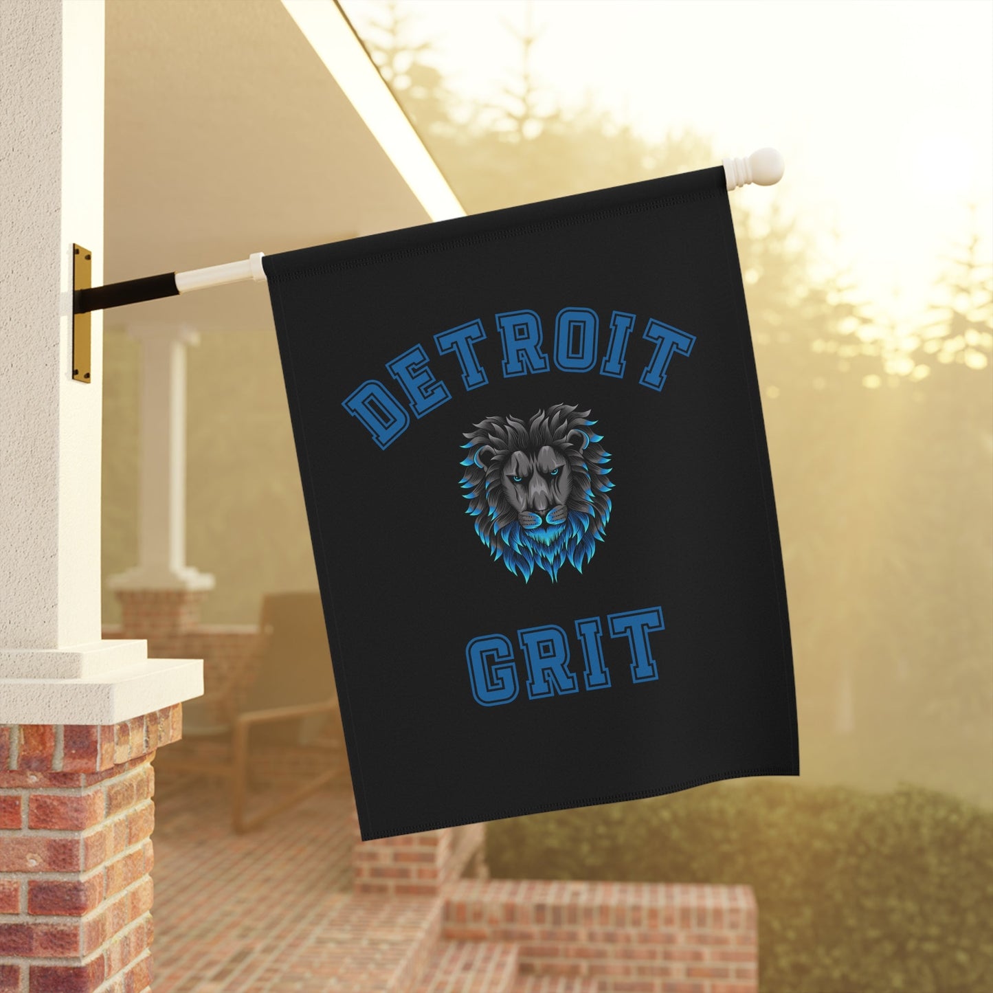 Detroit Lions Grit Garden & House Banner