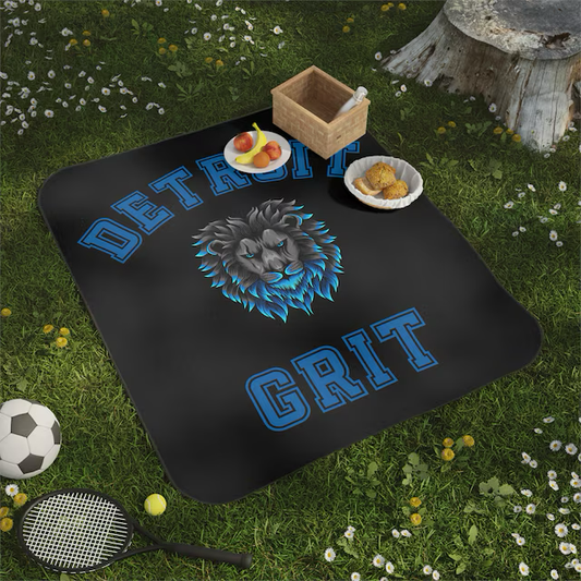 Detroit Lions Grit Picnic Blanket