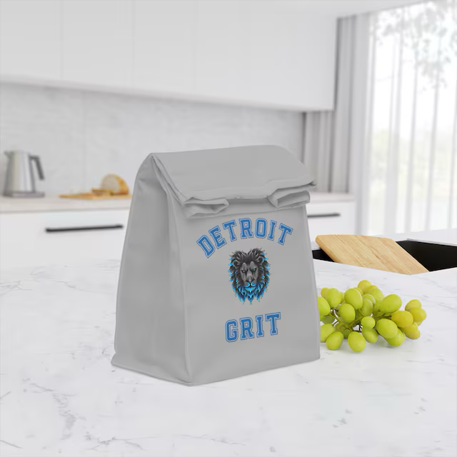 Detroit Lions Grit Polyester Lunch Bag