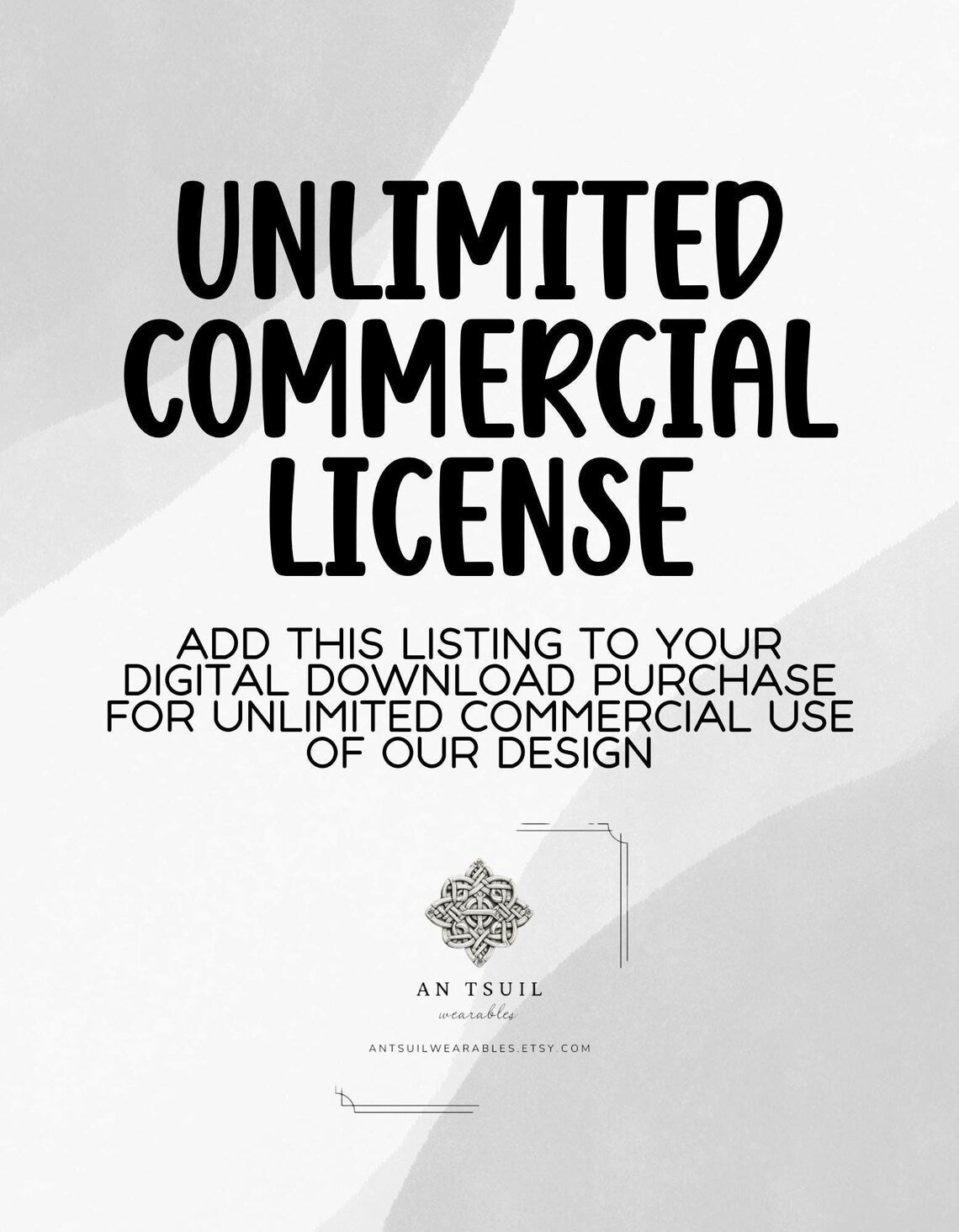 Digital Download Unlimited Commercial Use License