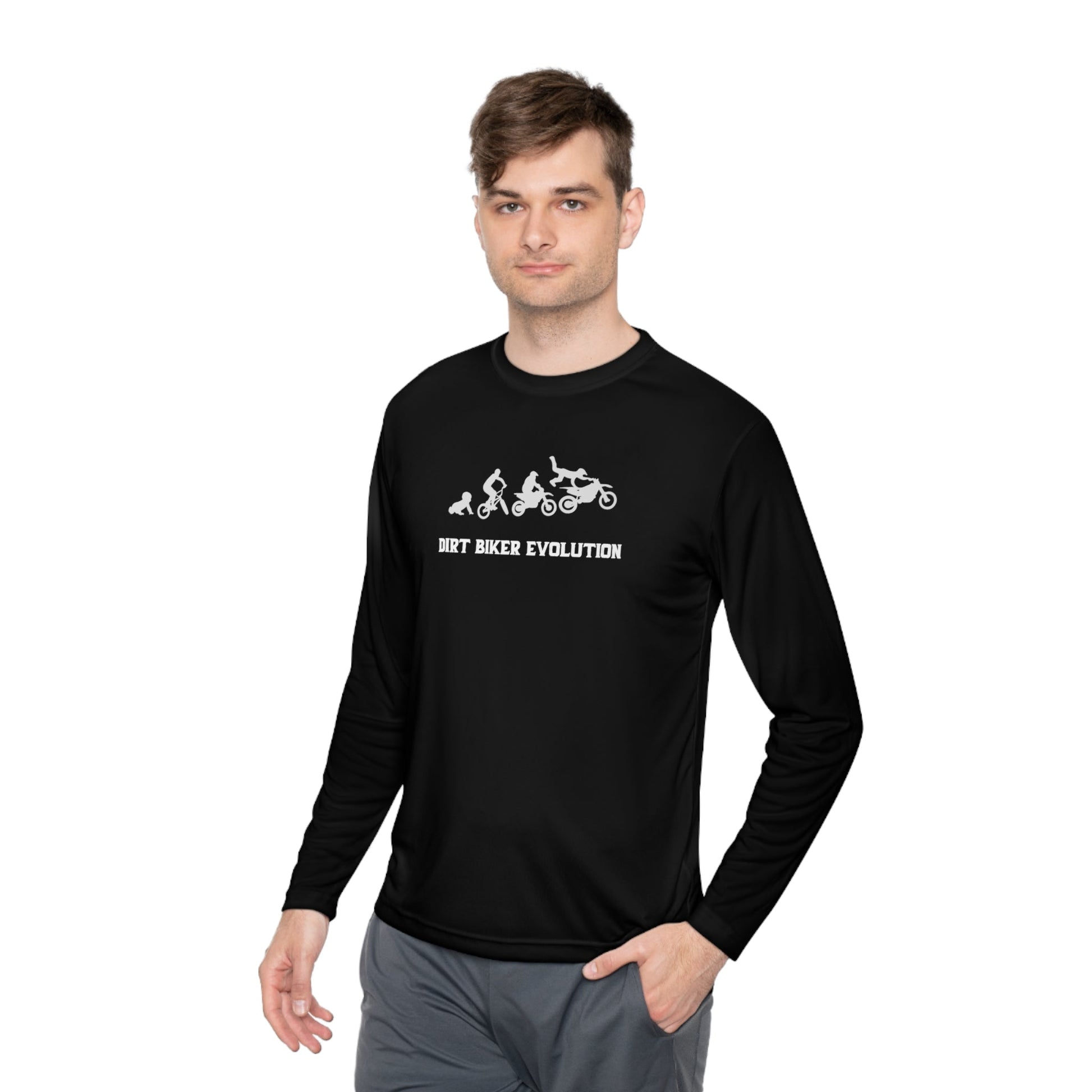 Dirt Bike Evolution Lightweight Long Sleeve Tee