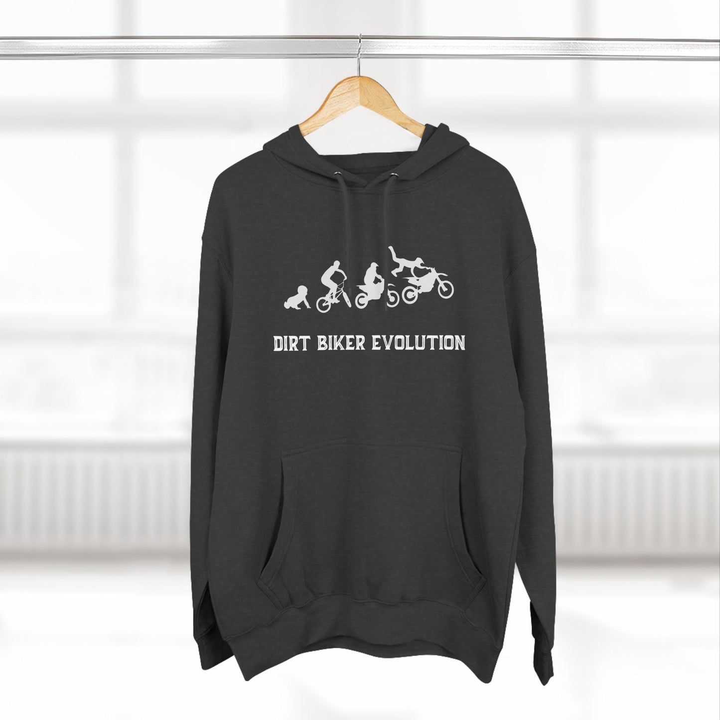 Dirt Bike Evolution Premium Fleece Hoodie