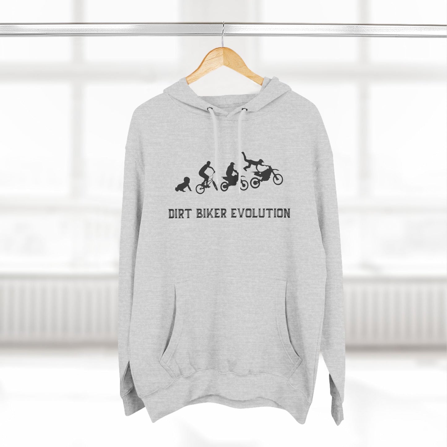 Dirt Bike Evolution Premium Fleece Hoodie