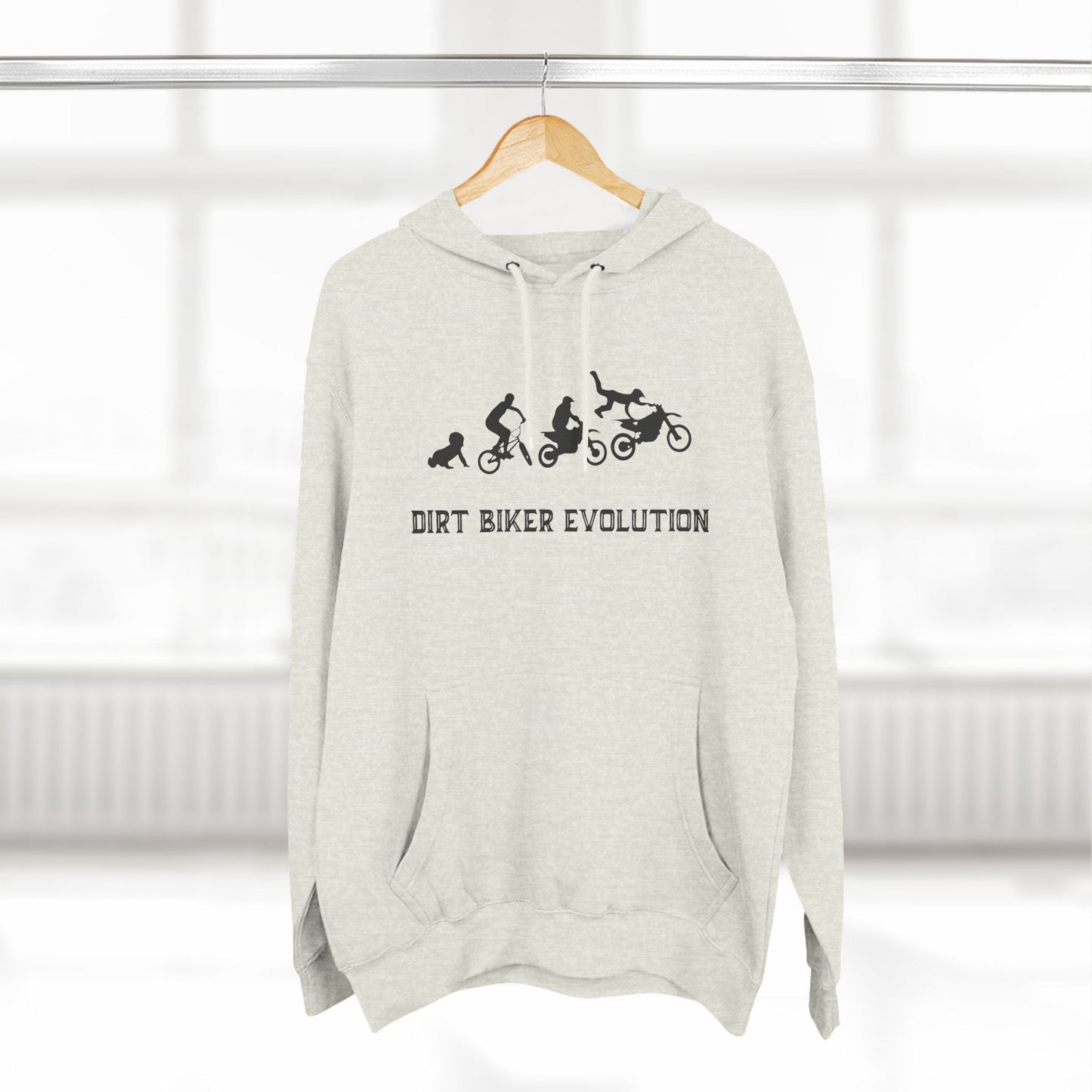 Dirt Bike Evolution Premium Fleece Hoodie