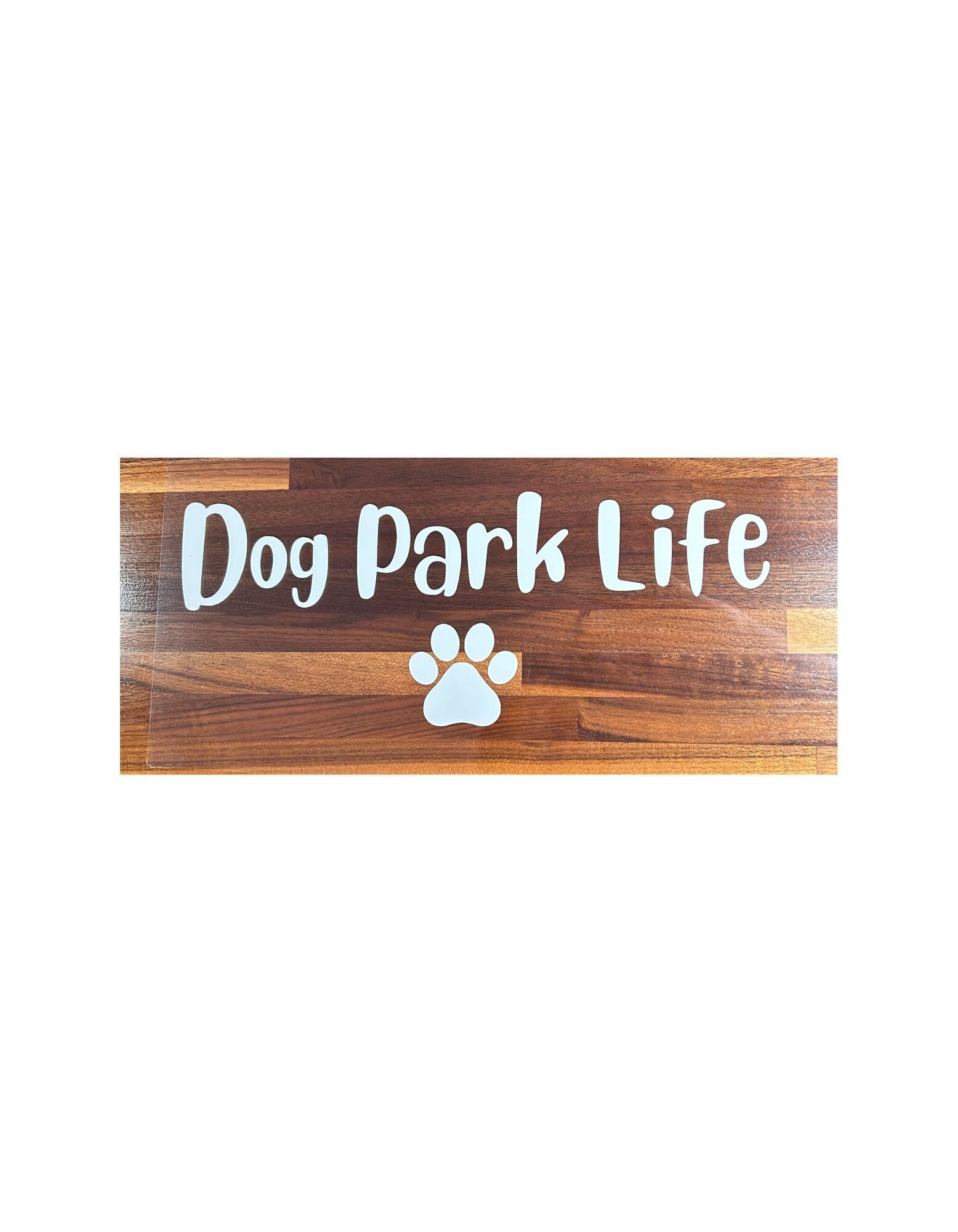 Dog Park Life Vinyl Sticker