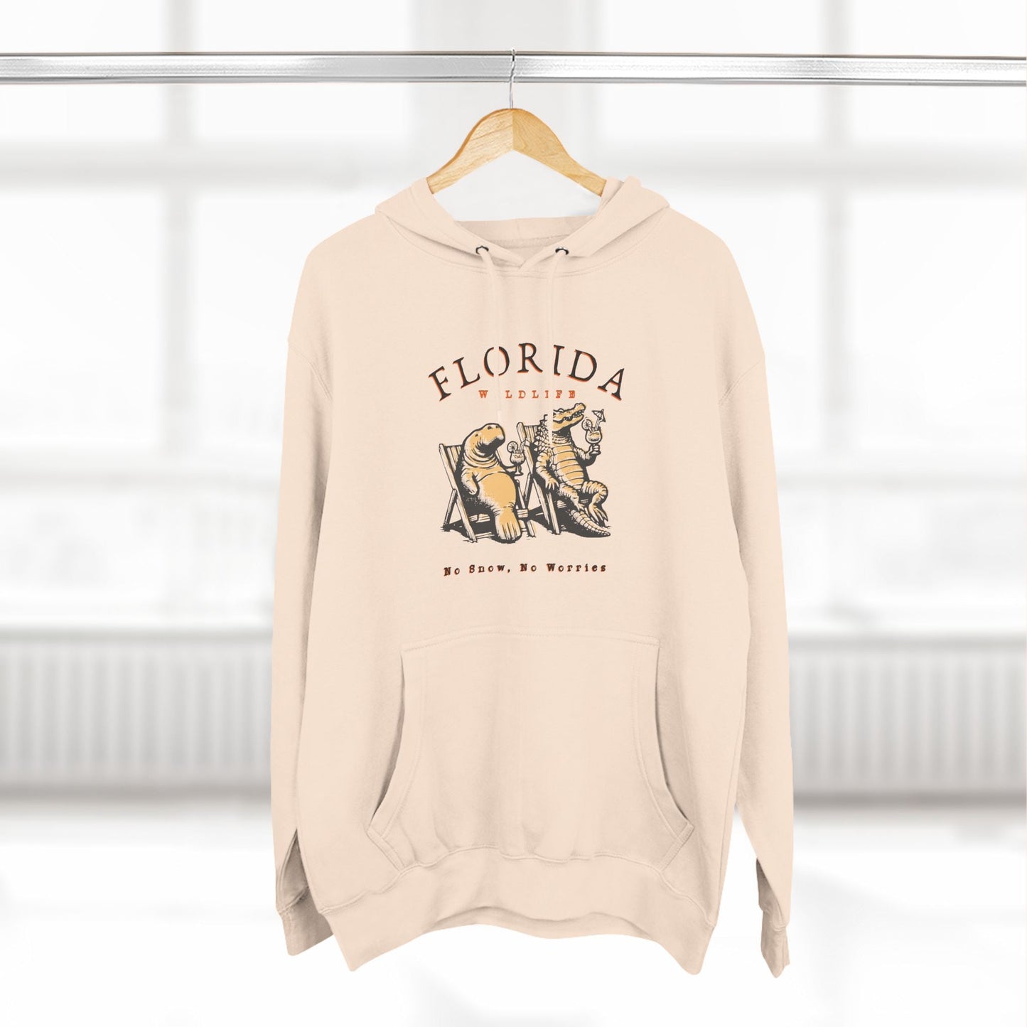 Florida No Snow No Worries Premium Hoodie