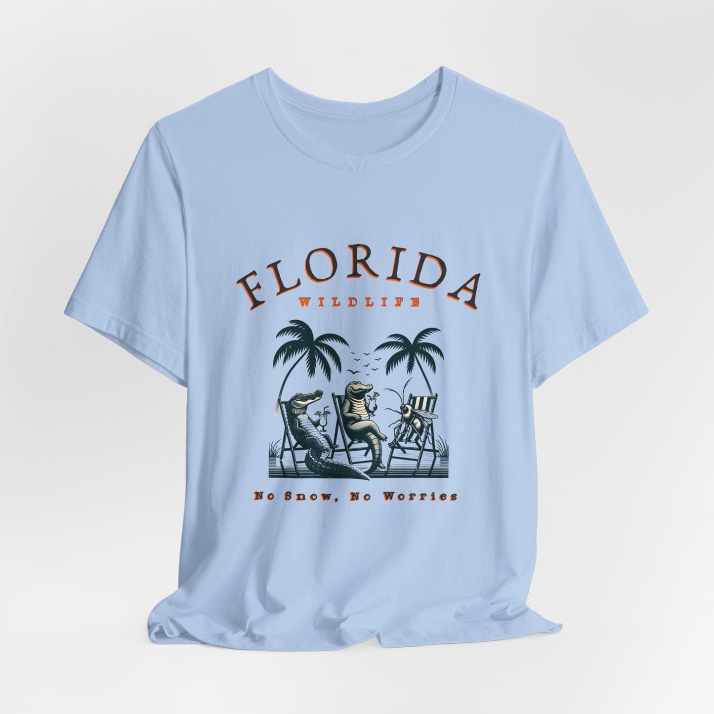 Florida No Snow No Worries v2 Jersey Short Sleeve Tee