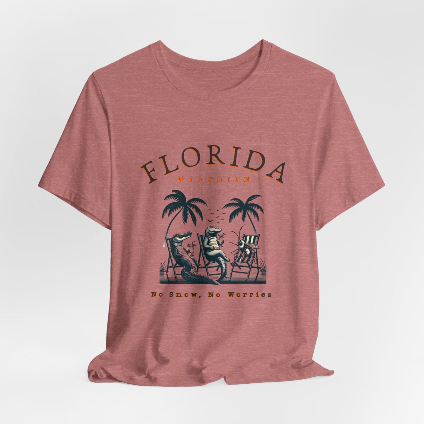 Florida No Snow No Worries v2 Jersey Short Sleeve Tee