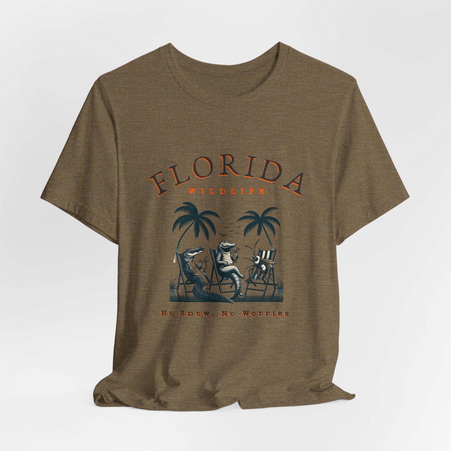 Florida No Snow No Worries v2 Jersey Short Sleeve Tee