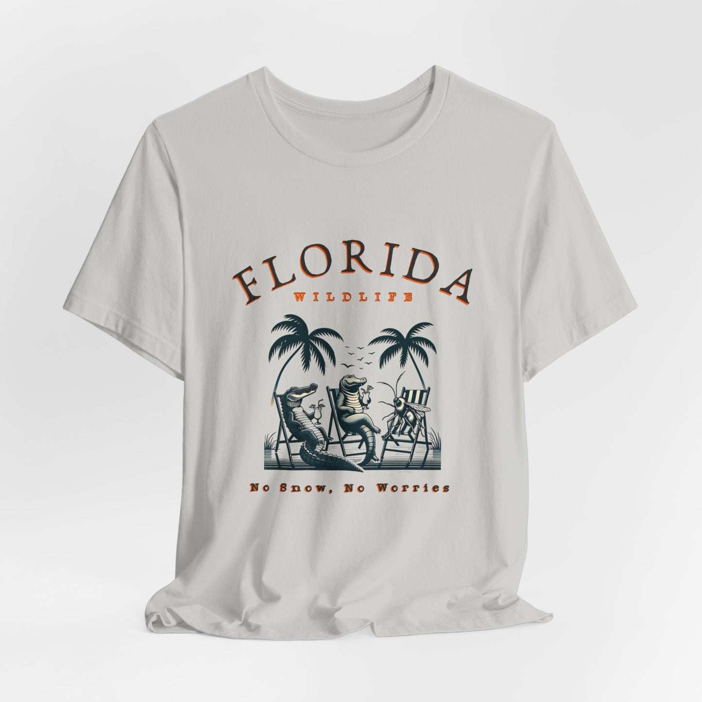 Florida No Snow No Worries v2 Jersey Short Sleeve Tee