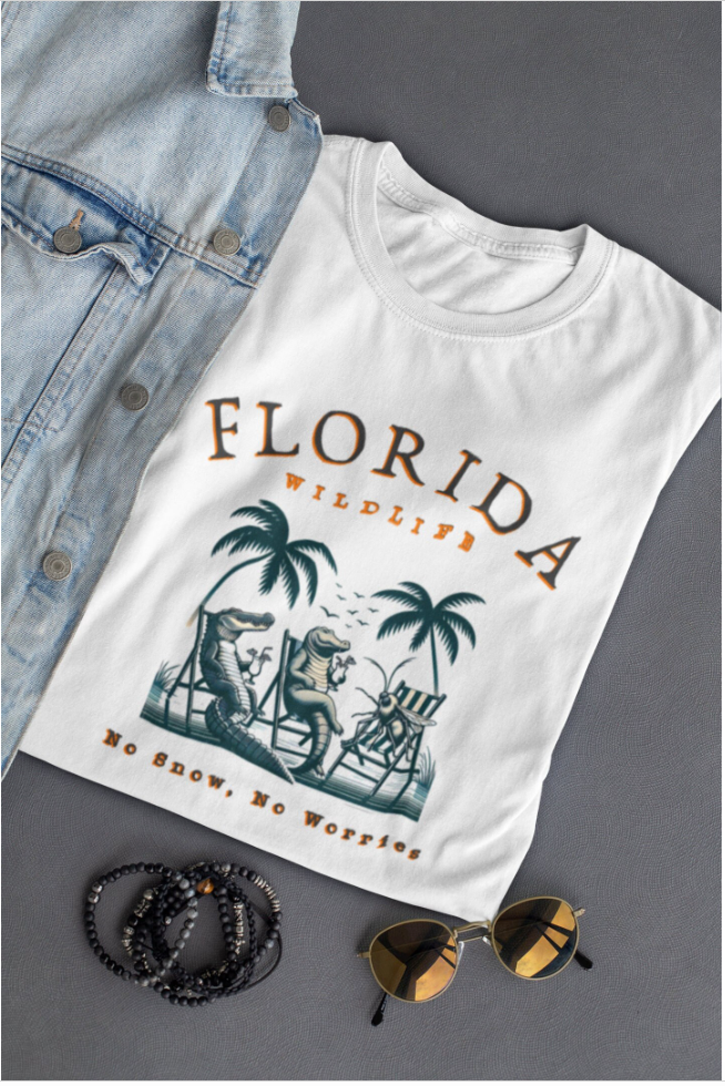 Florida No Snow No Worries v2 Jersey Short Sleeve Tee