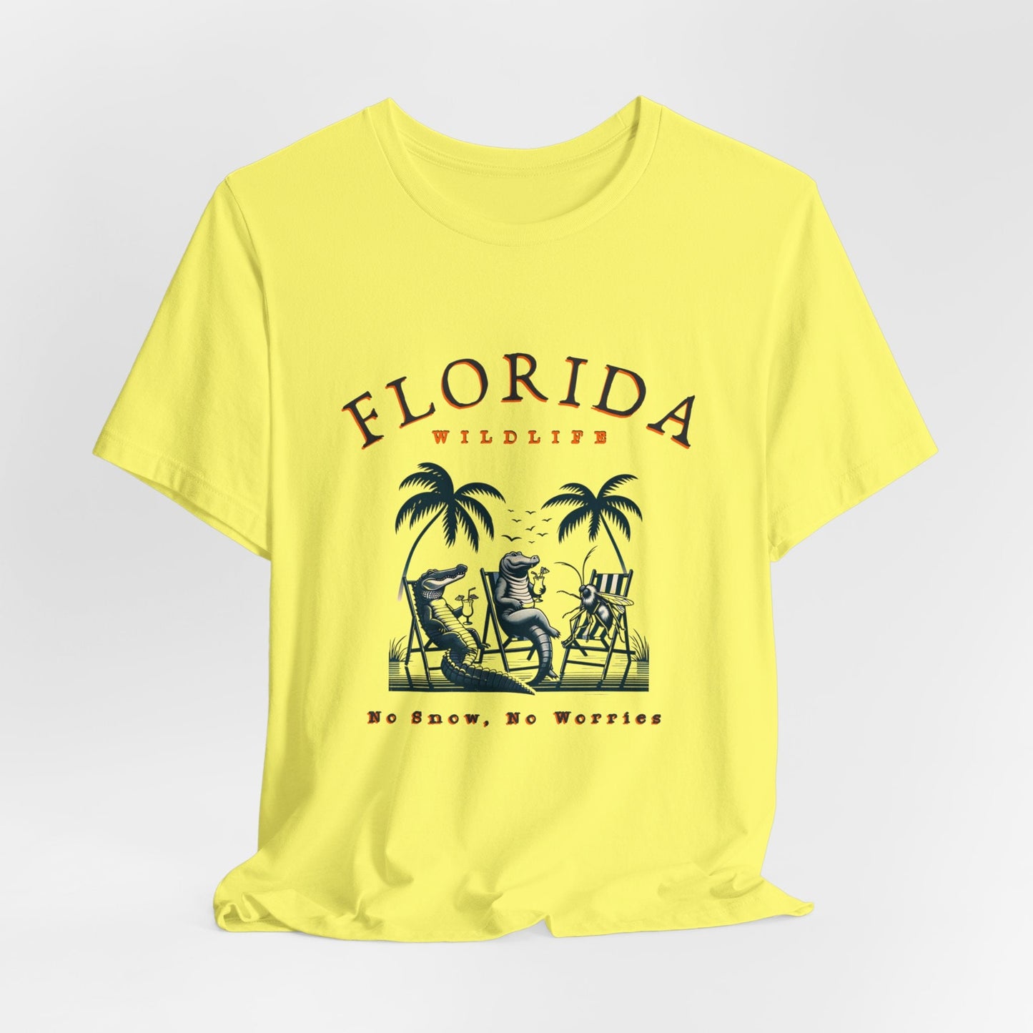 Florida No Snow No Worries v2 Jersey Short Sleeve Tee