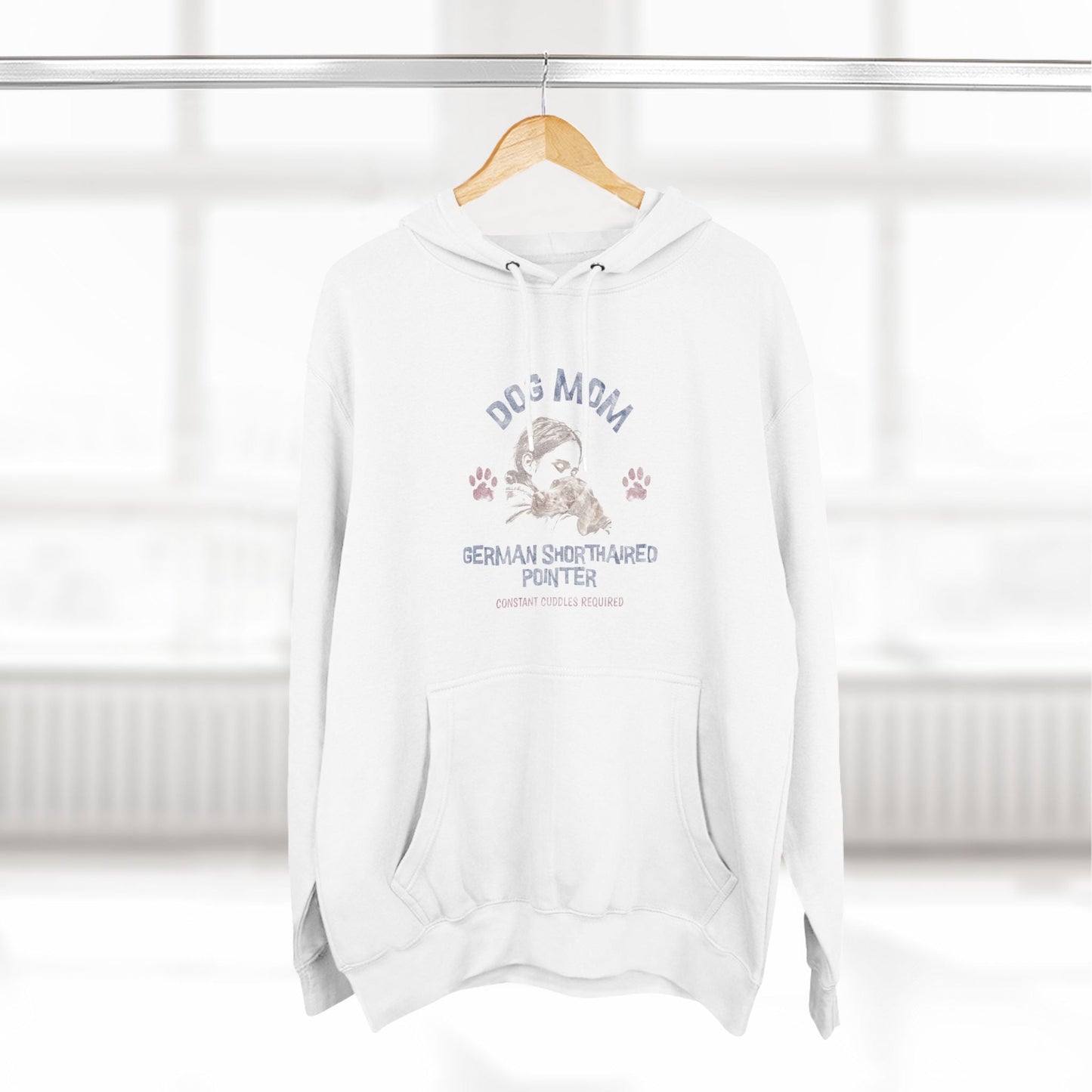 German Shorthaired Pointer GSP Dog Mom v1 Premium Hoodie