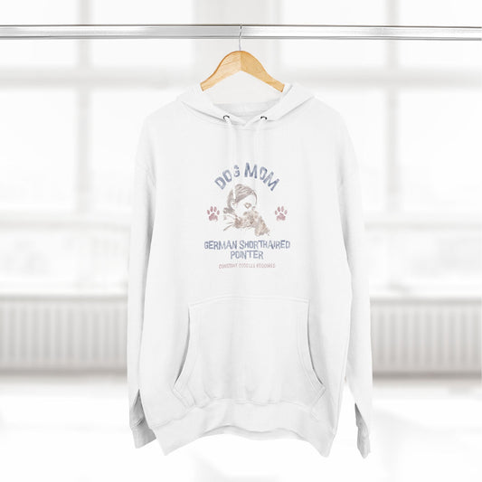 German Shorthaired Pointer GSP Dog Mom v1 Premium Hoodie