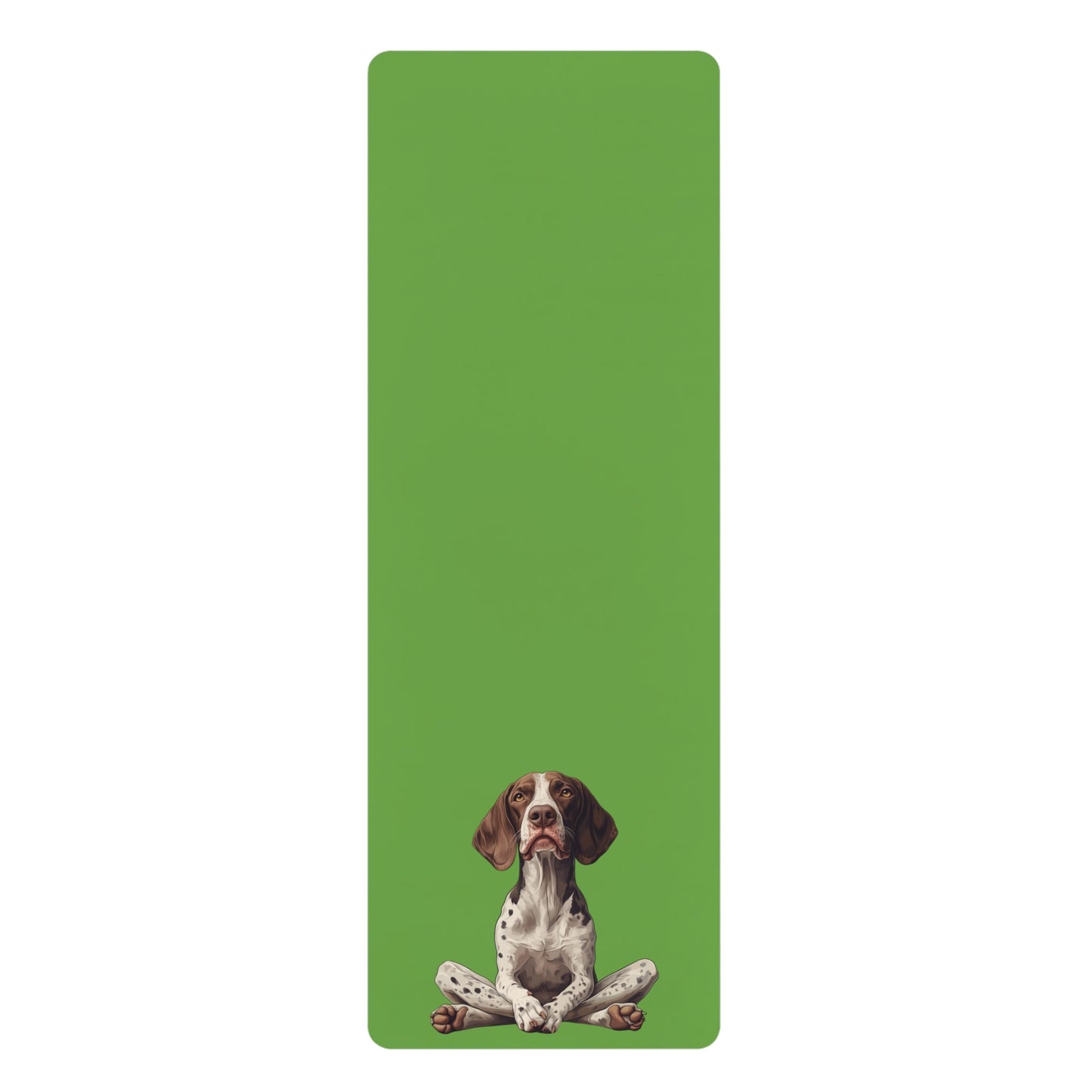 German Shorthaired Pointer GSP Dog Rubber Yoga Mat