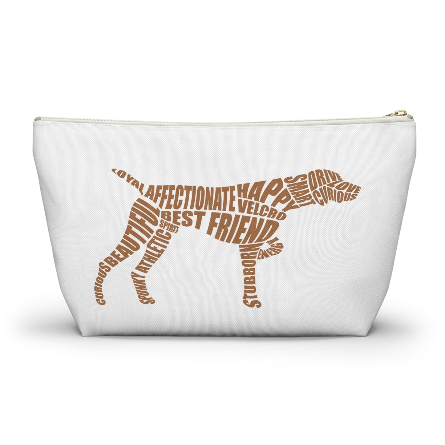 German Shorthaired Pointer GSP Dog Word Art Accessory Pouch