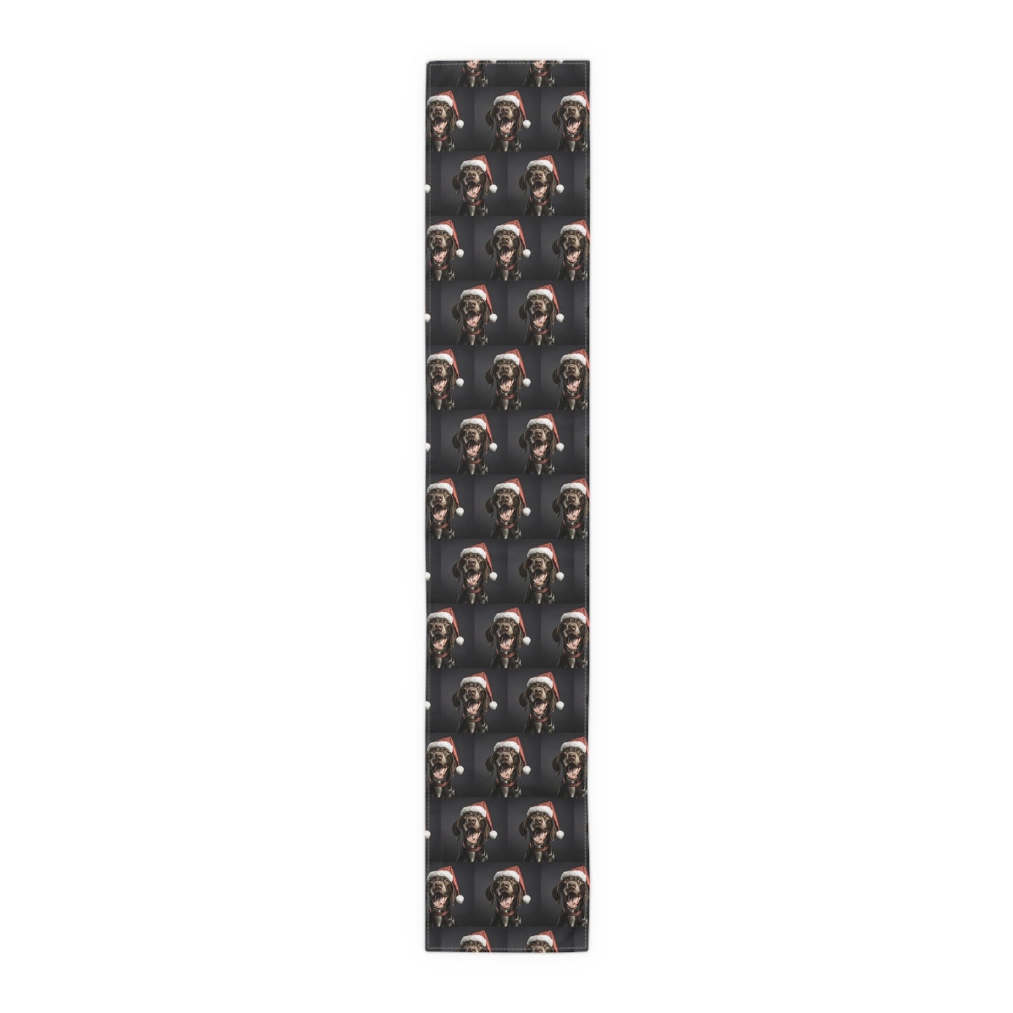 German Shorthaired Pointer GSP Santa Dog Table Runner