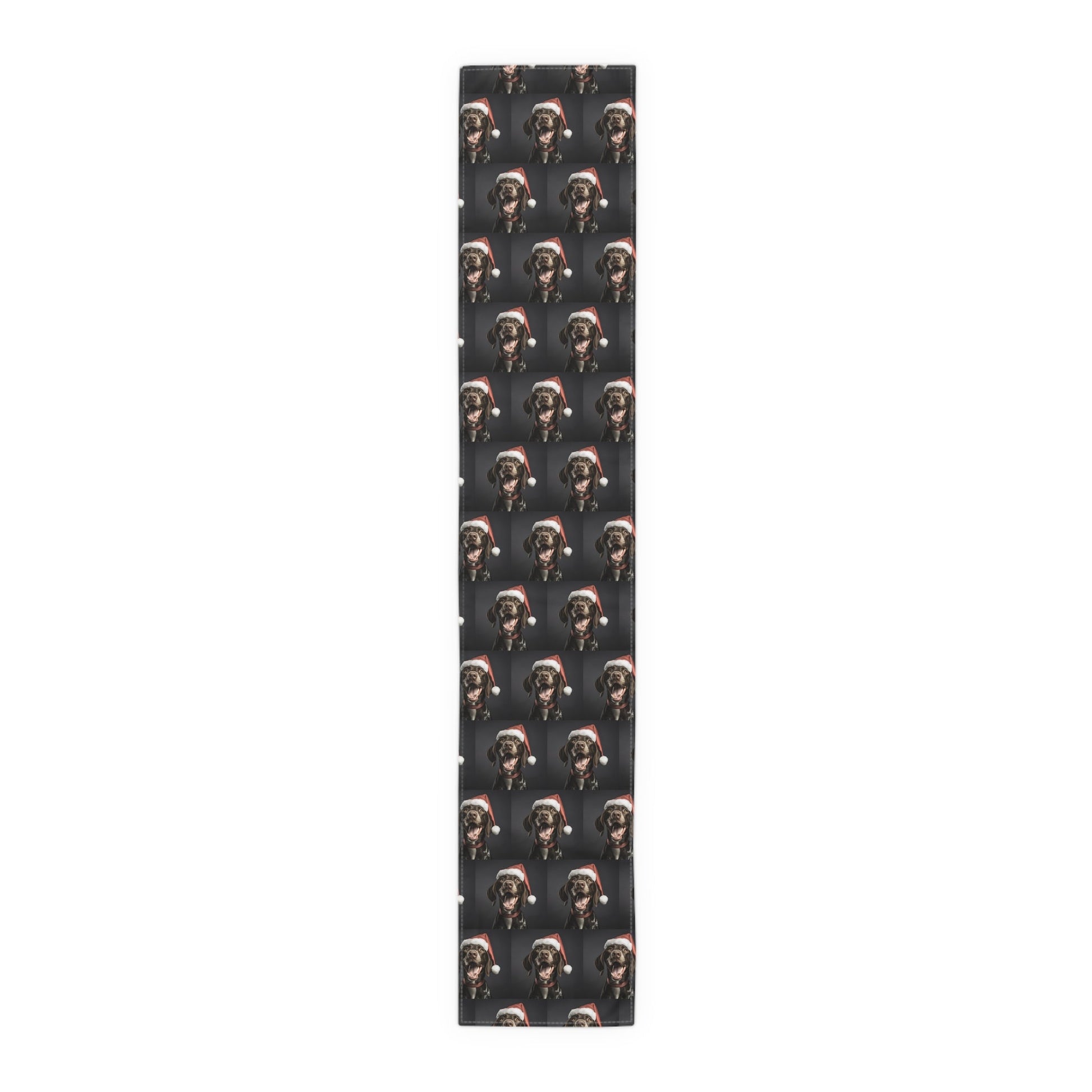 German Shorthaired Pointer GSP Santa Dog Table Runner