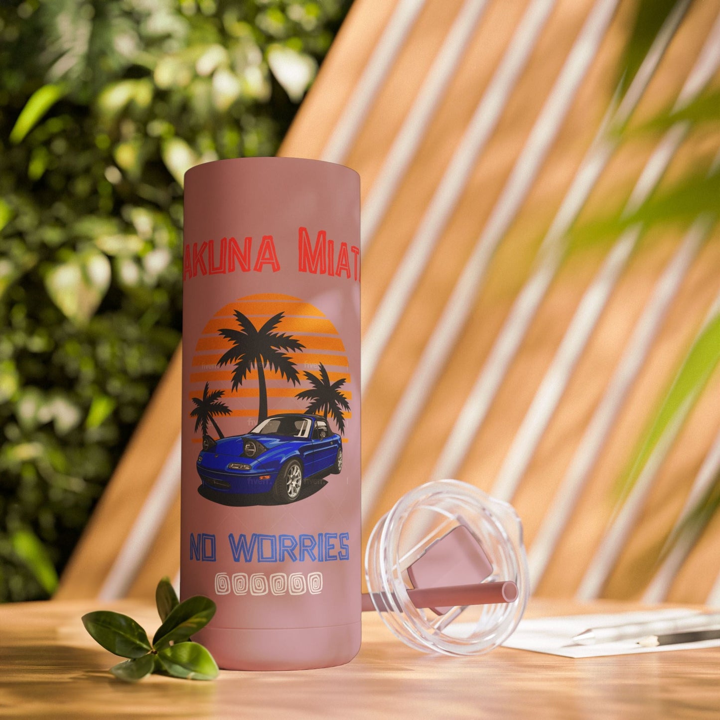 Hakuna Miata 20oz Skinny Tumbler