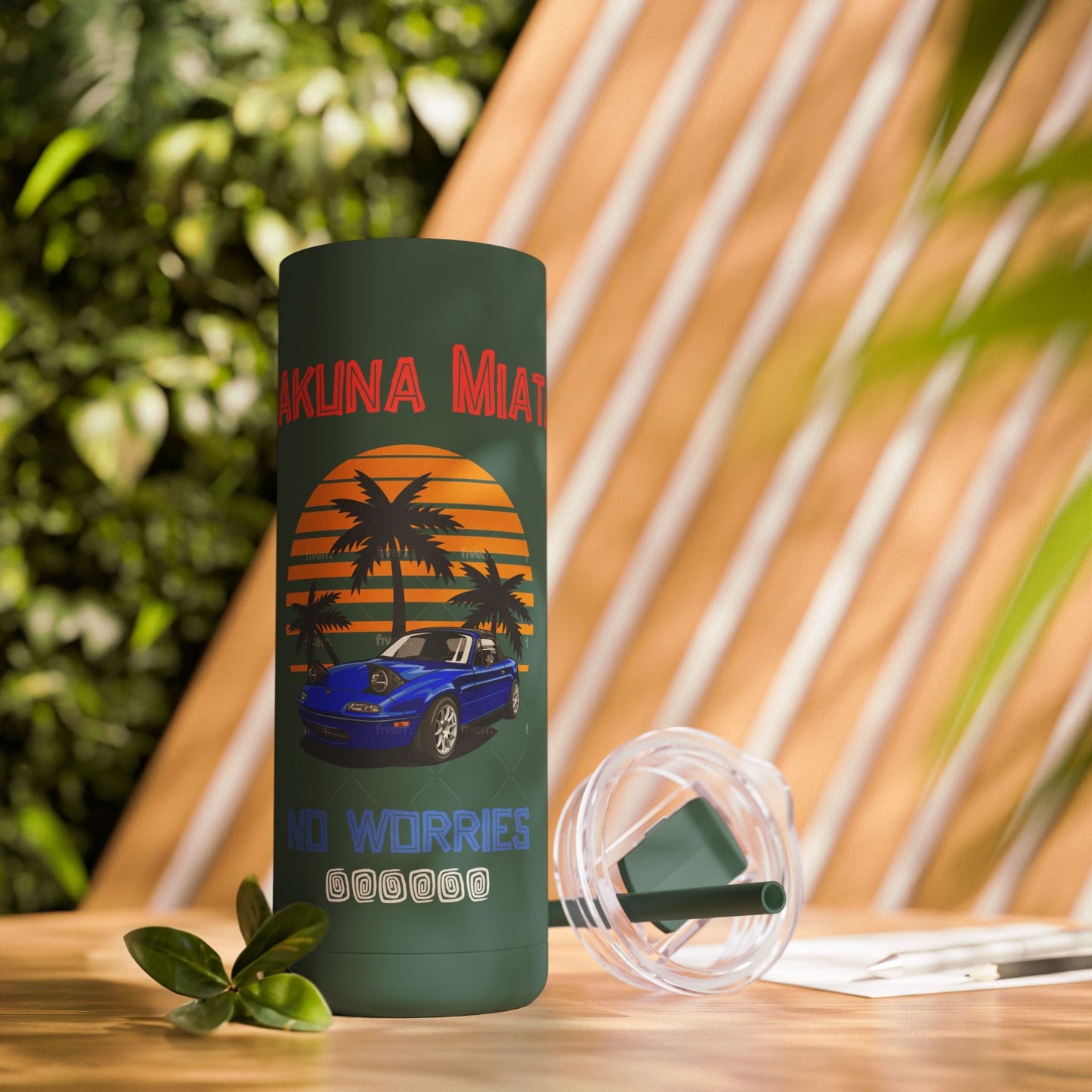 Hakuna Miata 20oz Skinny Tumbler