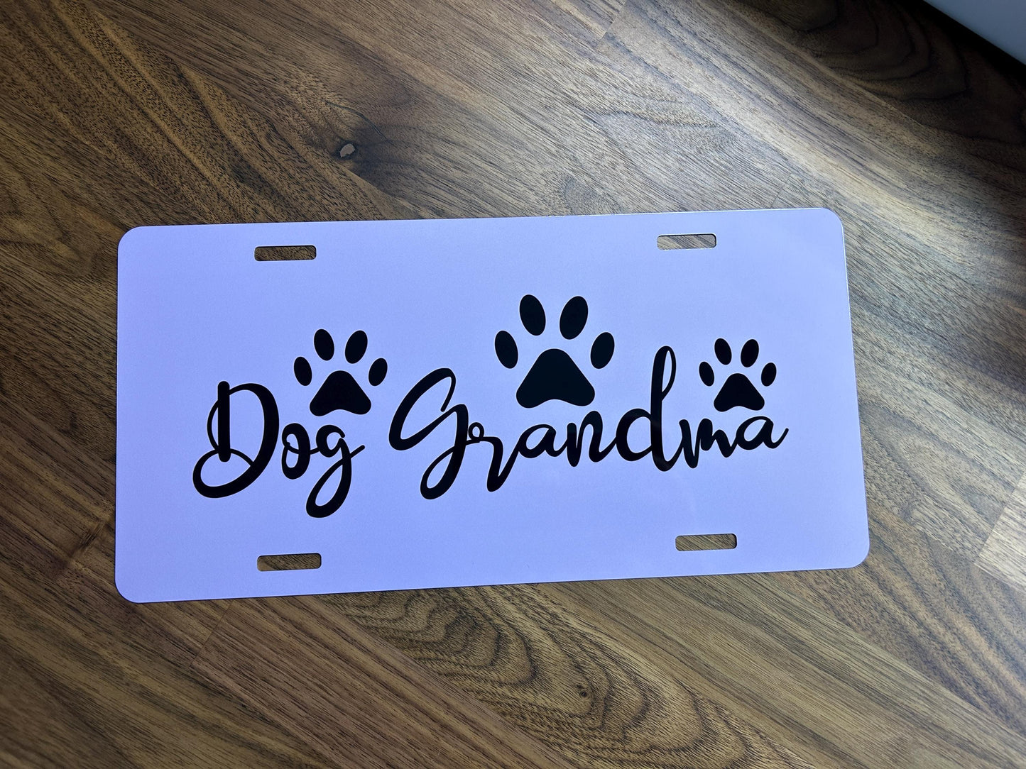 Dog Grandma Vanity License Plate