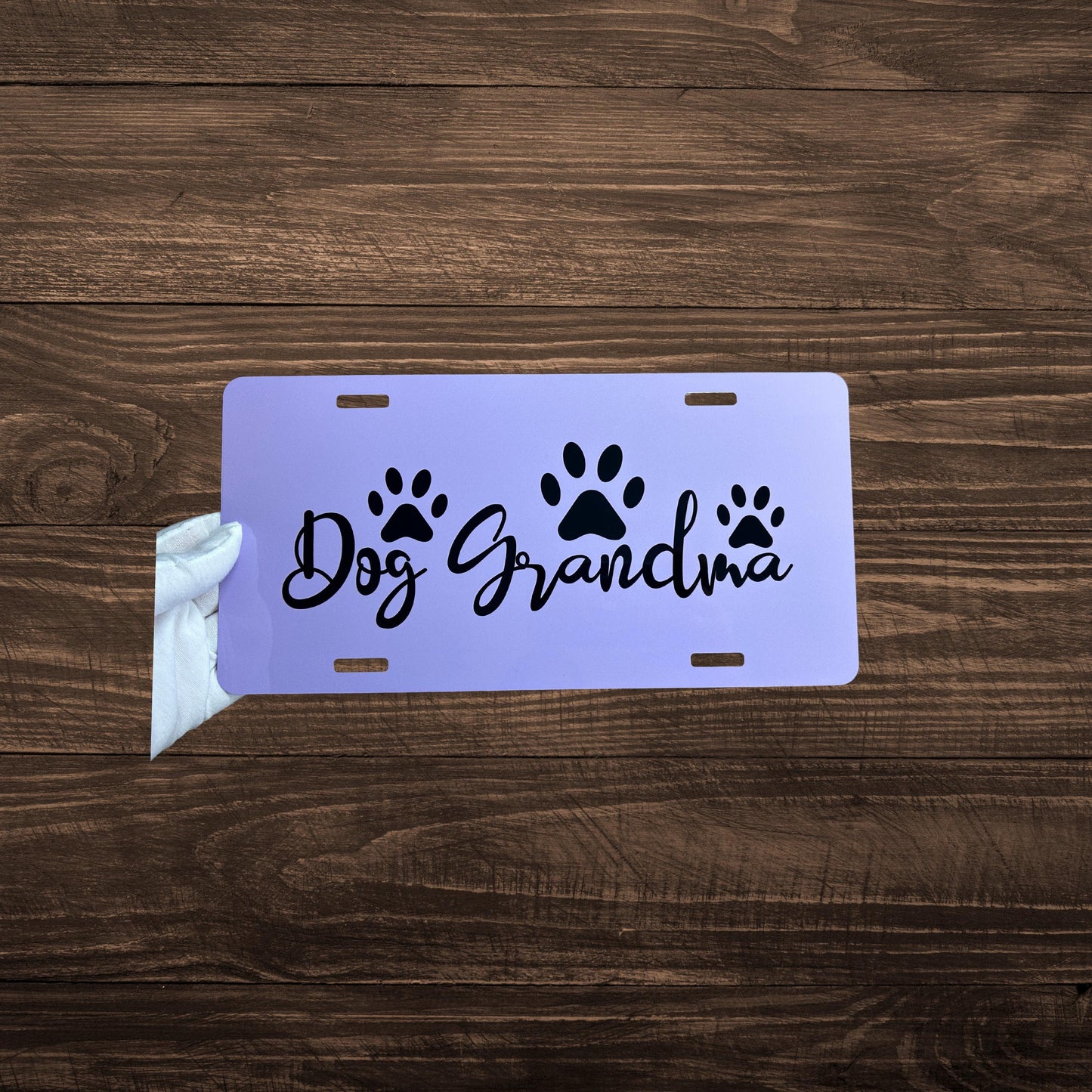 Dog Grandma Vanity License Plate