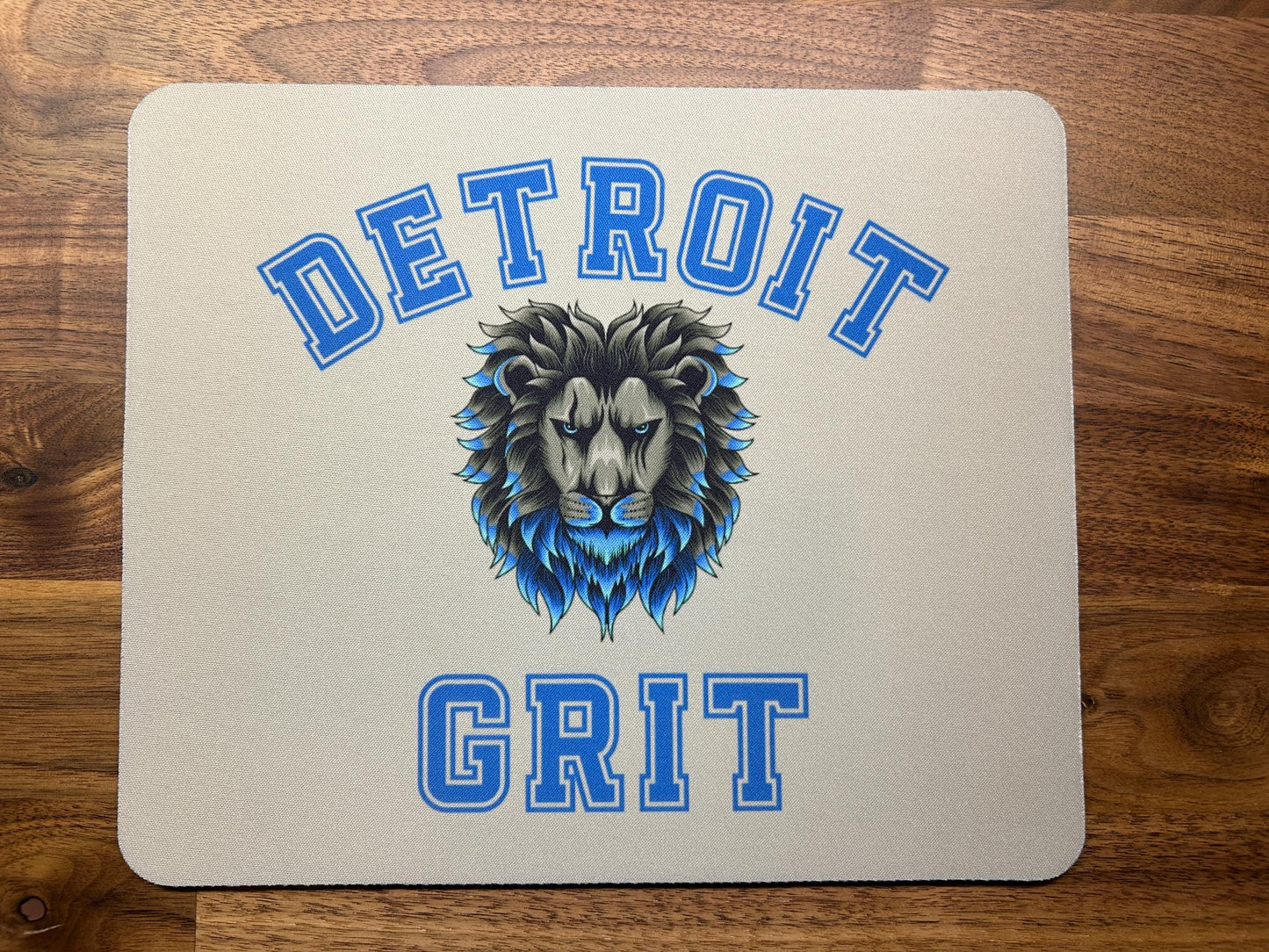 Detroit Lions Grit Mouse Pad