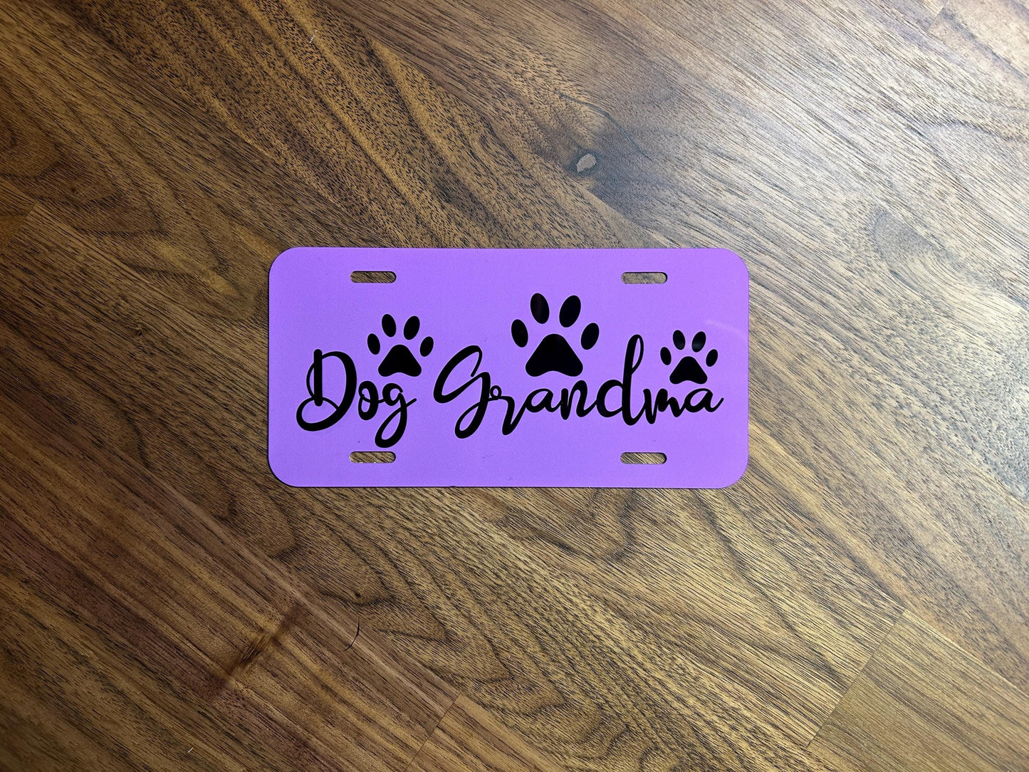 Dog Grandma Mini License Plate