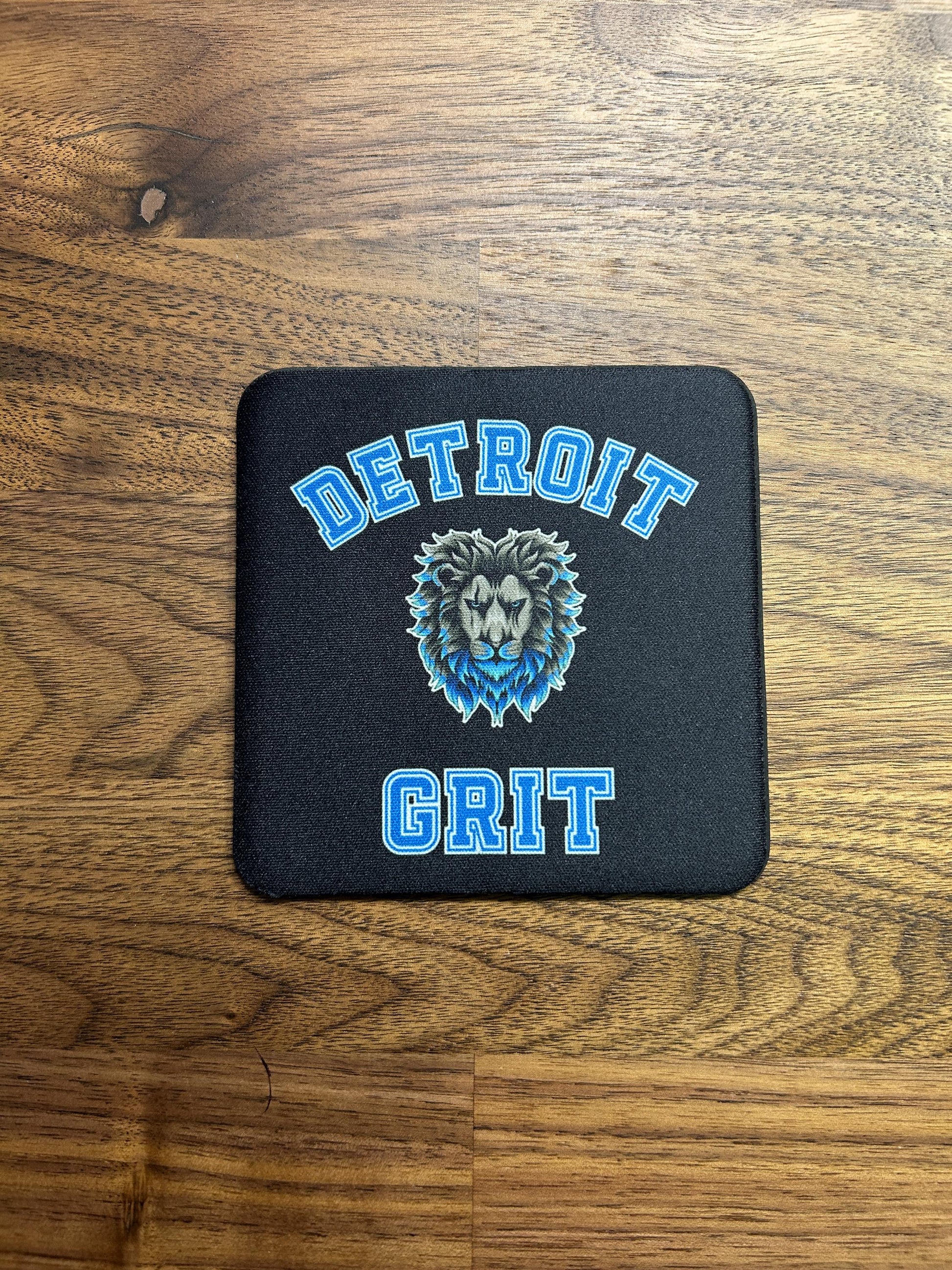 Detroit Lions Grit v2 Neoprene Coasters