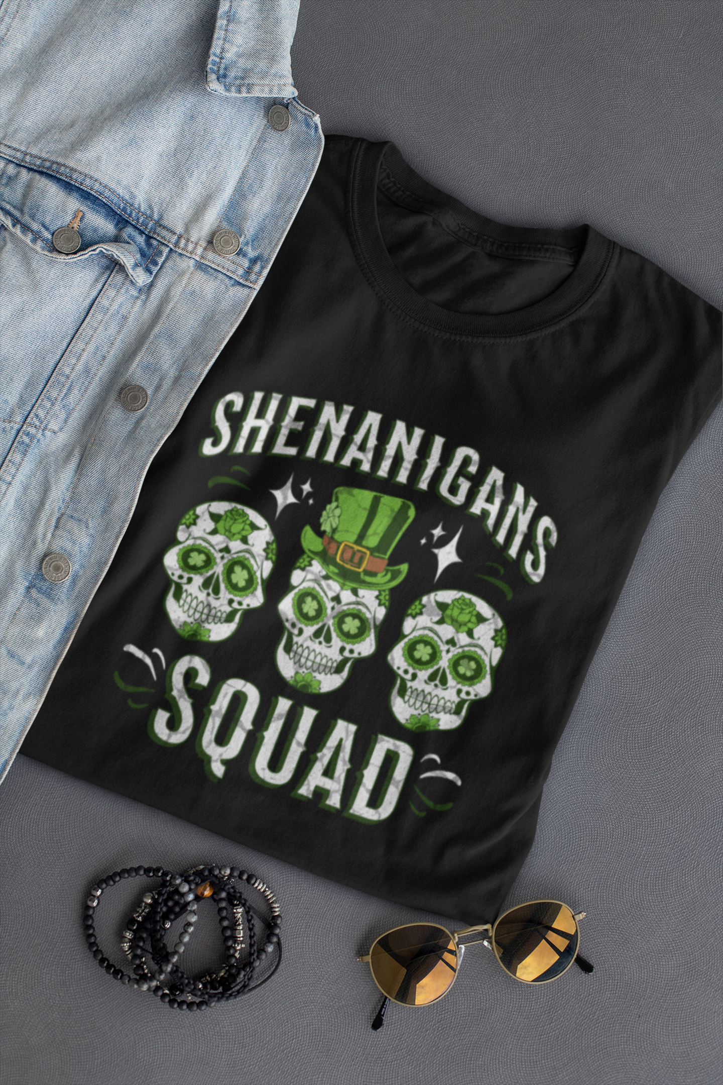 Irish Shenanigans Squad Jersey Short Sleeve Tee