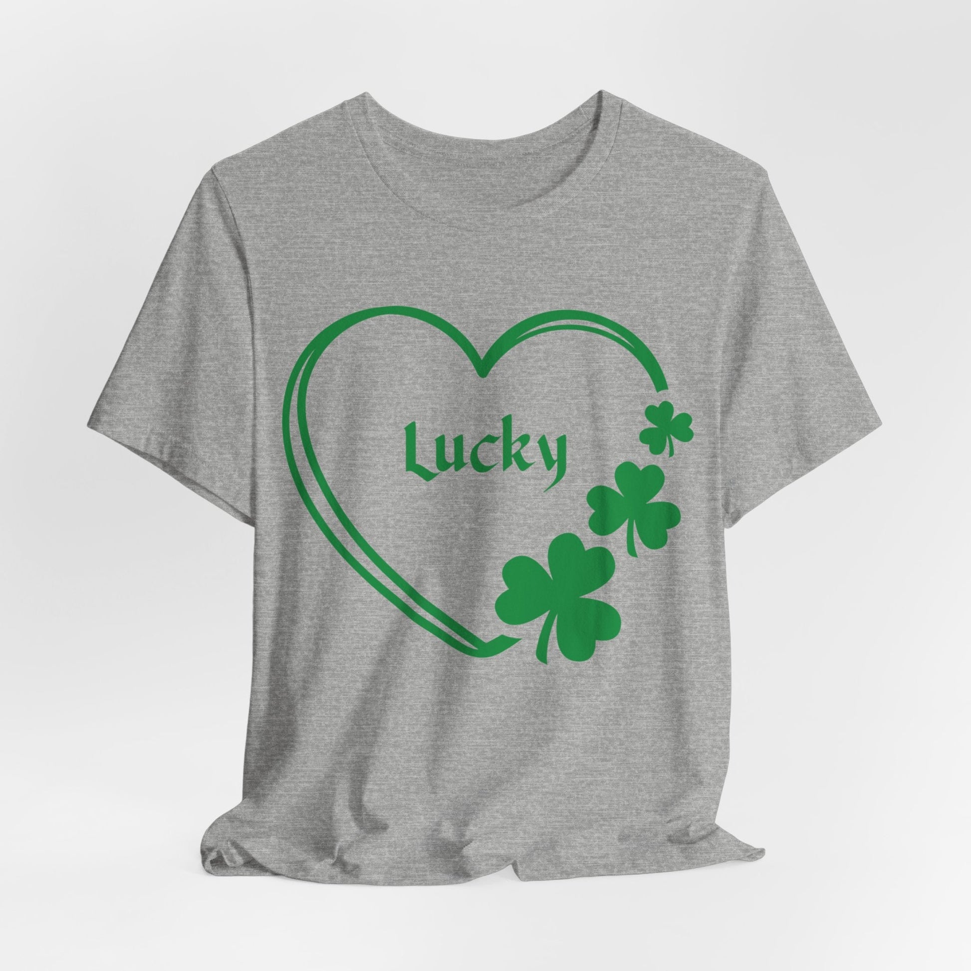 Lucky Irish Heart Jersey Short Sleeve Tee