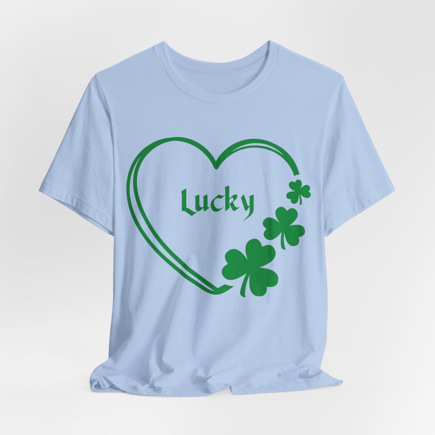 Lucky Irish Heart Jersey Short Sleeve Tee