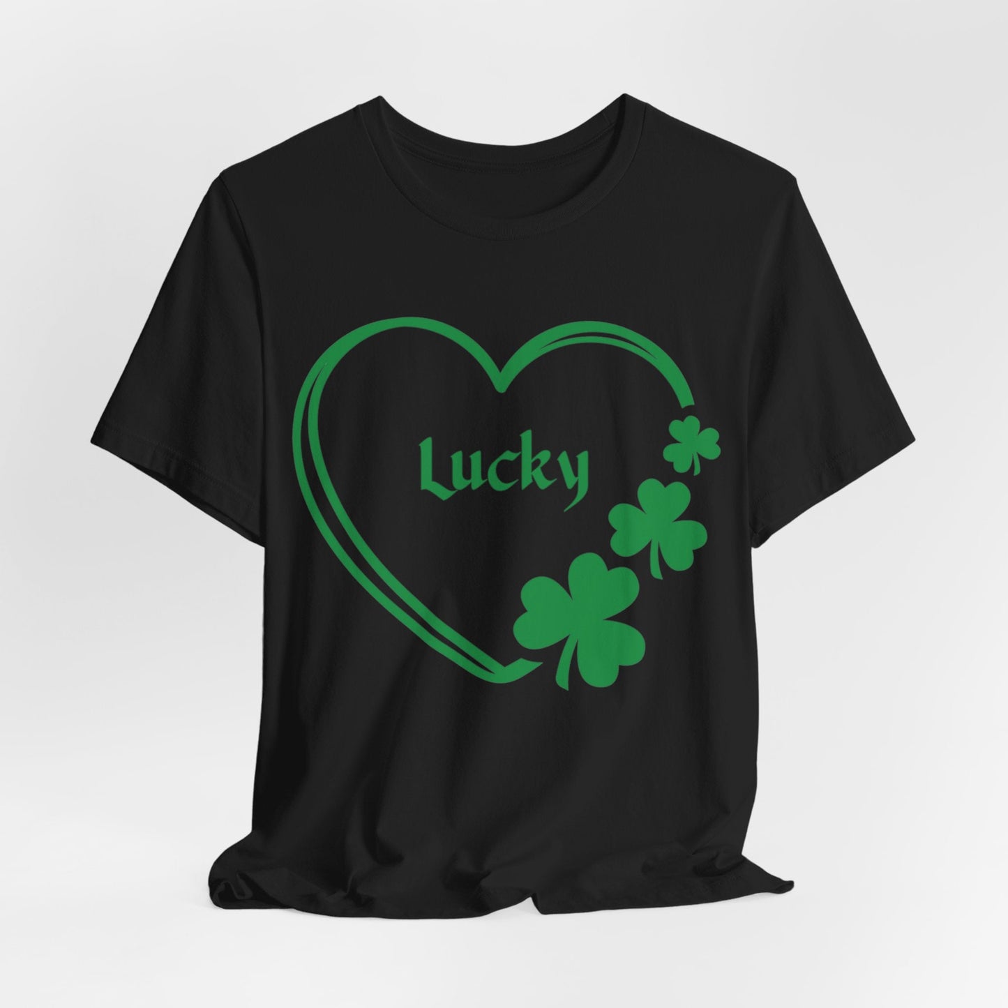 Lucky Irish Heart Jersey Short Sleeve Tee