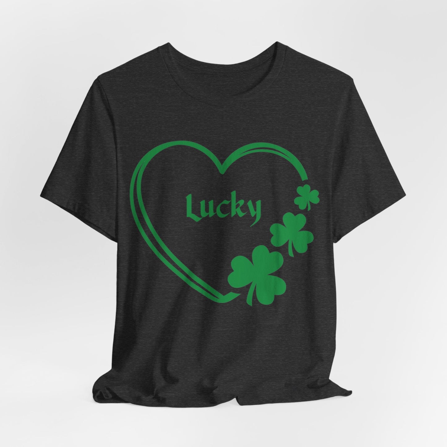 Lucky Irish Heart Jersey Short Sleeve Tee