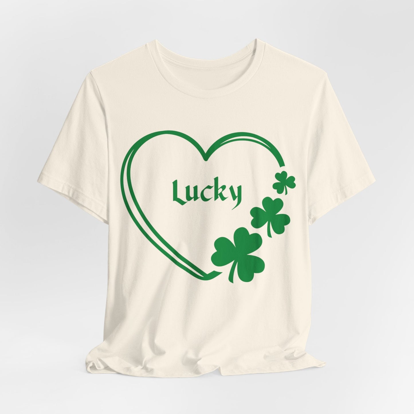 Lucky Irish Heart Jersey Short Sleeve Tee