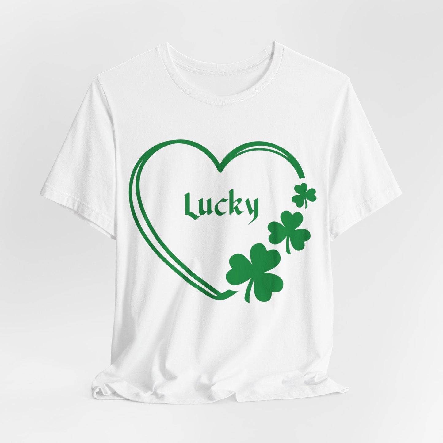 Lucky Irish Heart Jersey Short Sleeve Tee