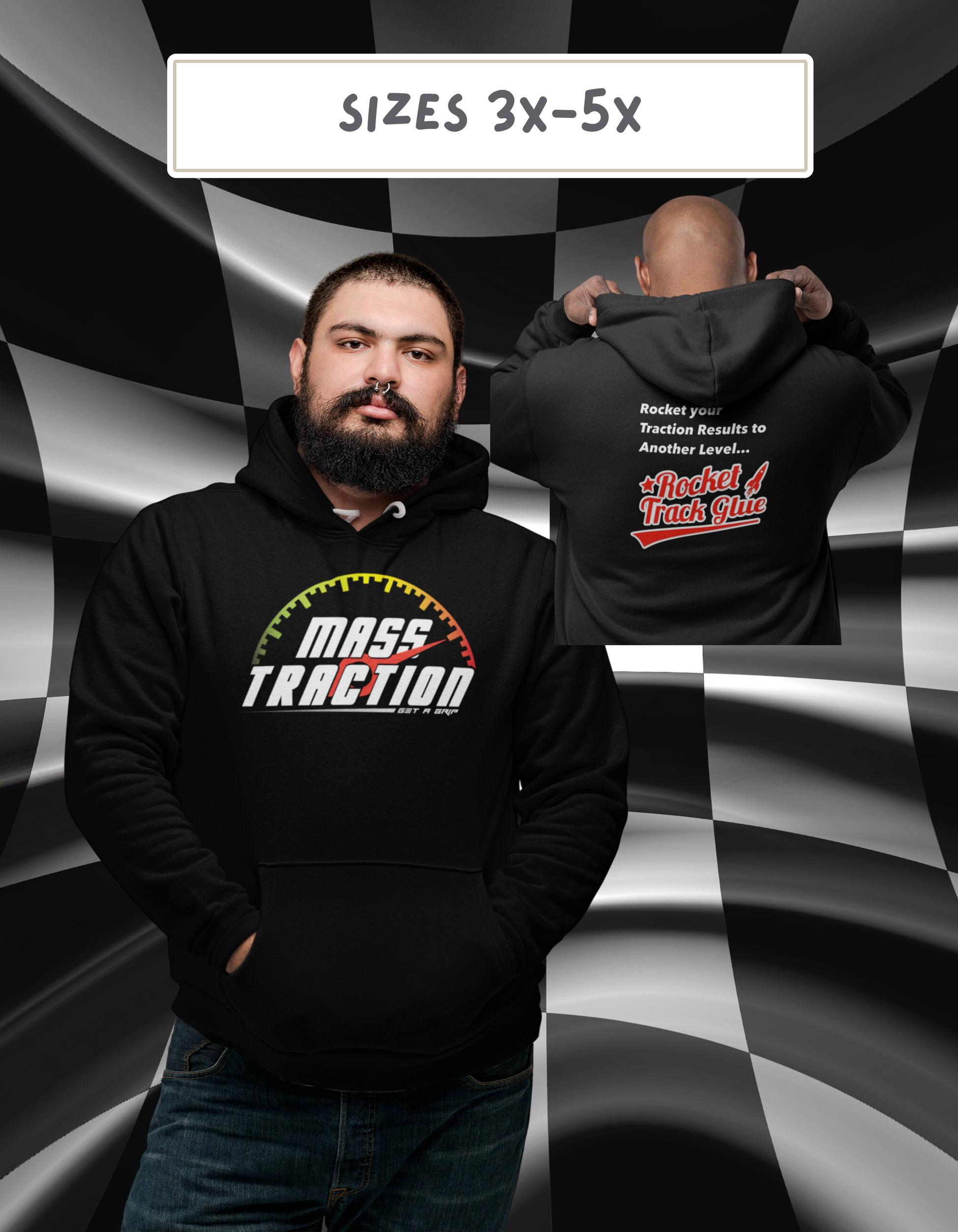 Mass Traction and RTG Hoodie (3XL-5XL)