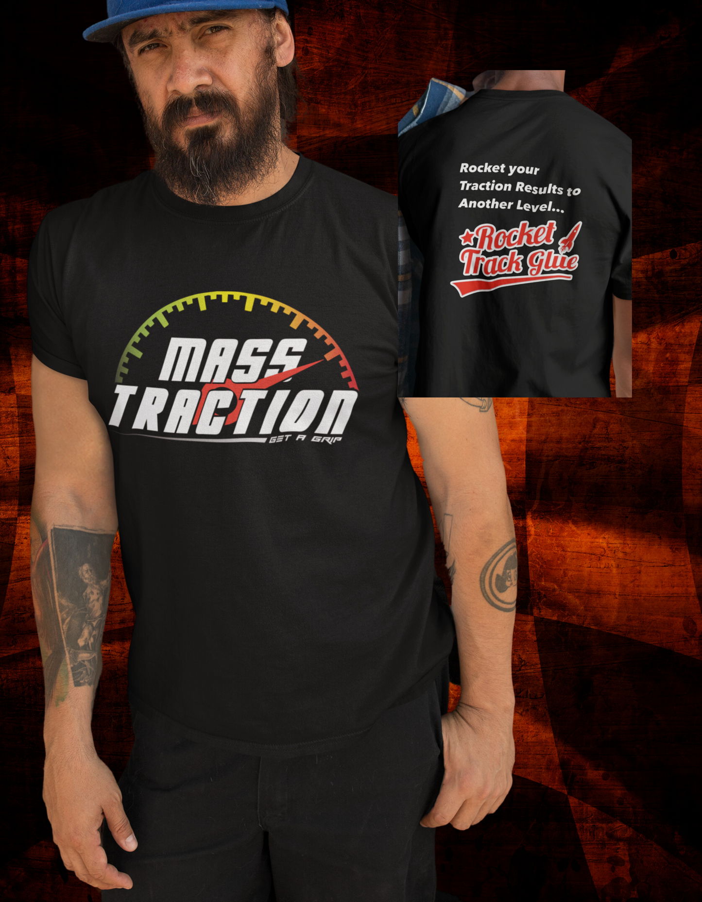 Mass Traction and RTG Jersey Short Sleeve Tee