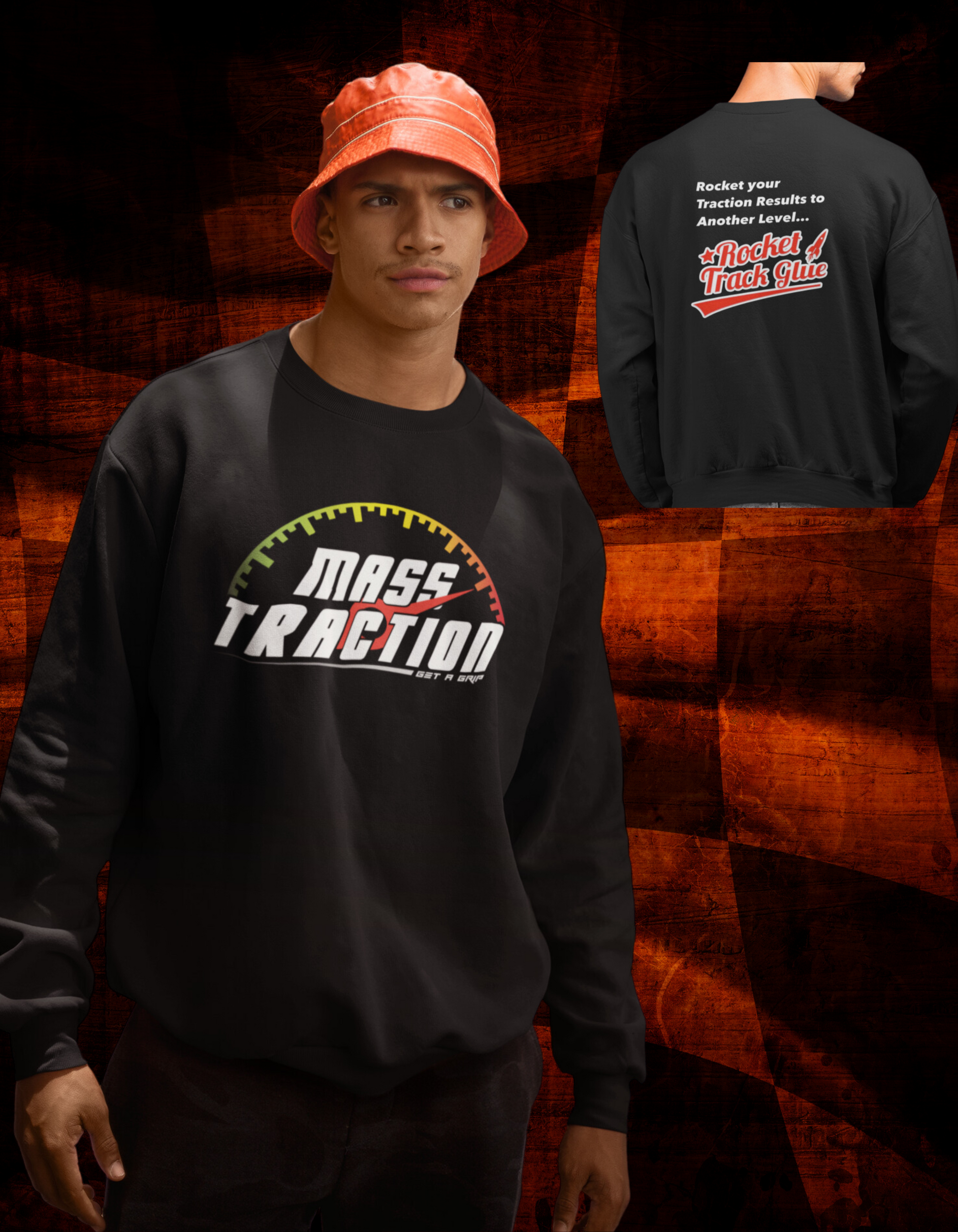 Mass Traction and RTG Premium Crewneck Sweatshirt