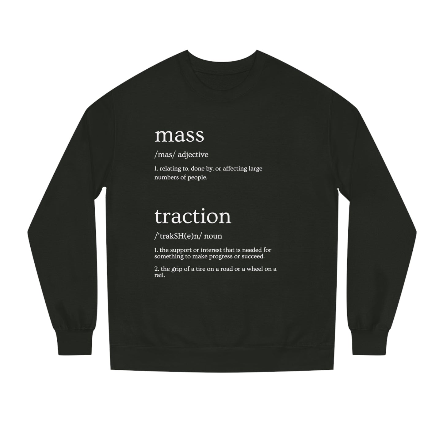 Mass Traction Defined Crewneck Sweatshirt (3XL-5XL)