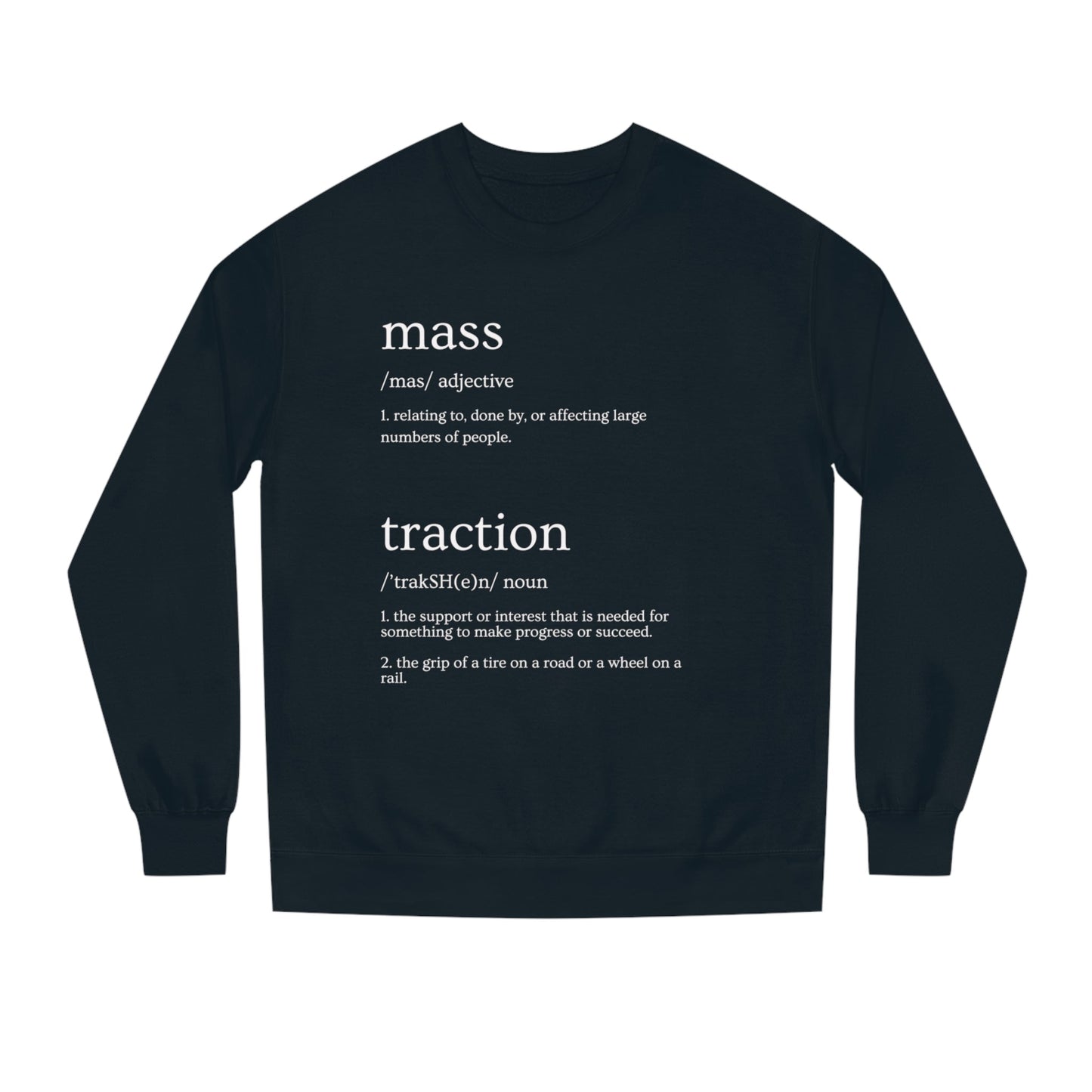 Mass Traction Defined Crewneck Sweatshirt (3XL-5XL)