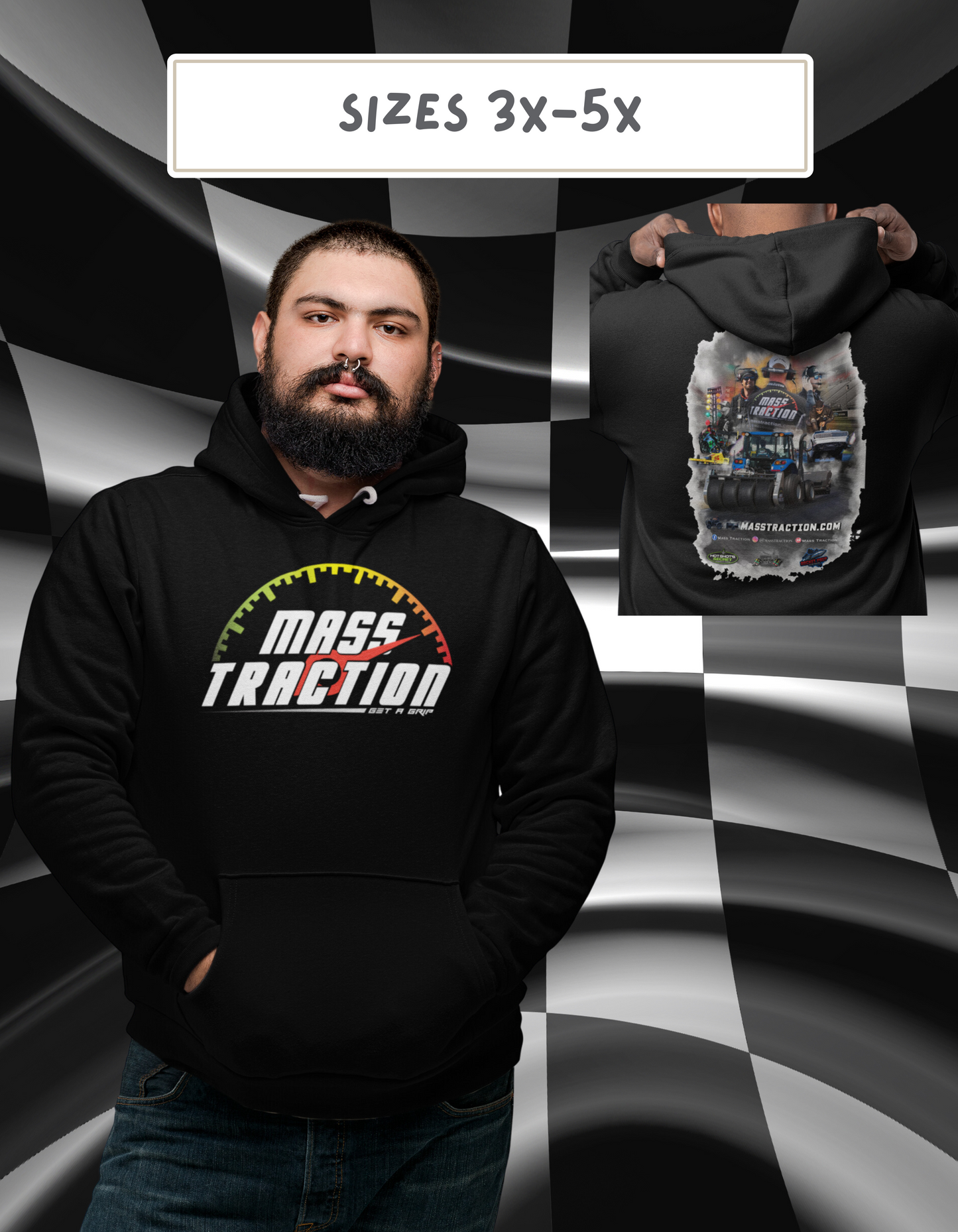 Mass Traction Where's Brandon Hoodie (3XL-5XL)