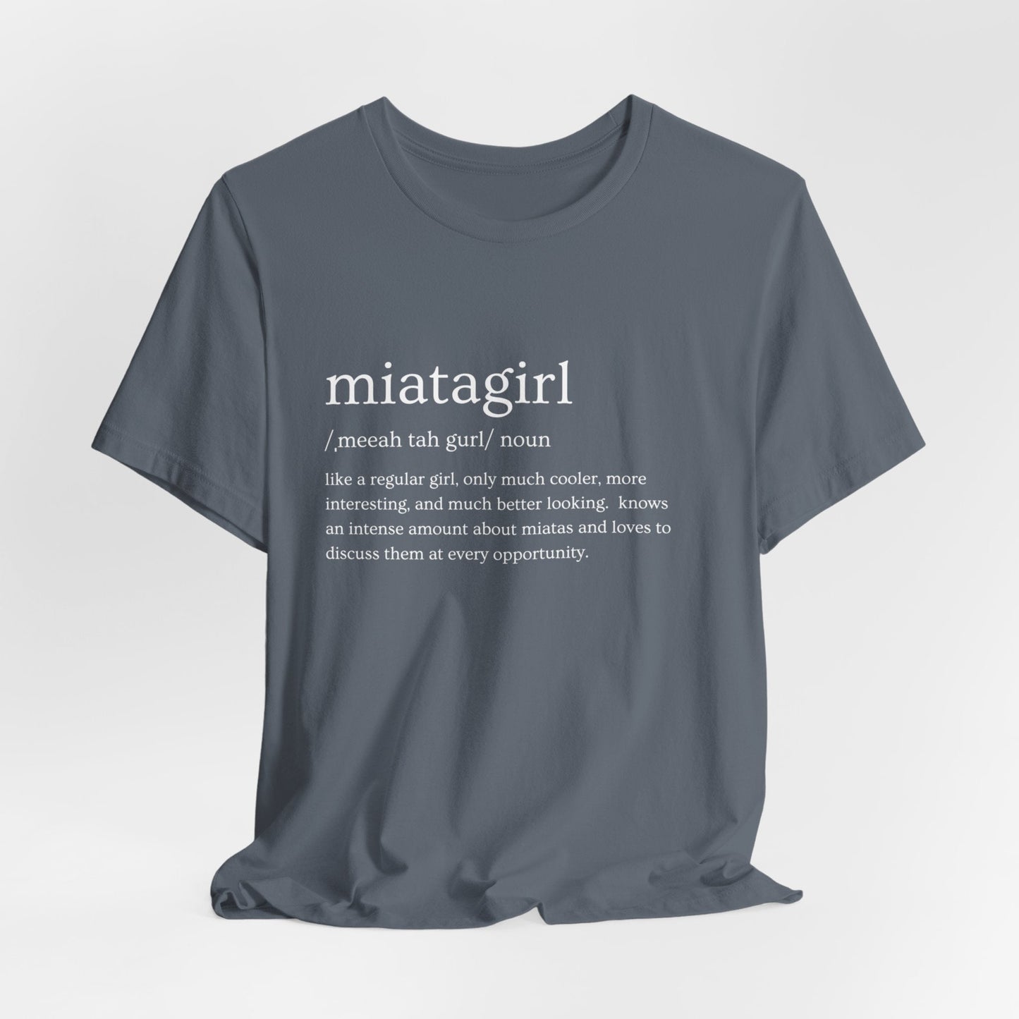 Miata Girl Defined Jersey Short Sleeve Tee