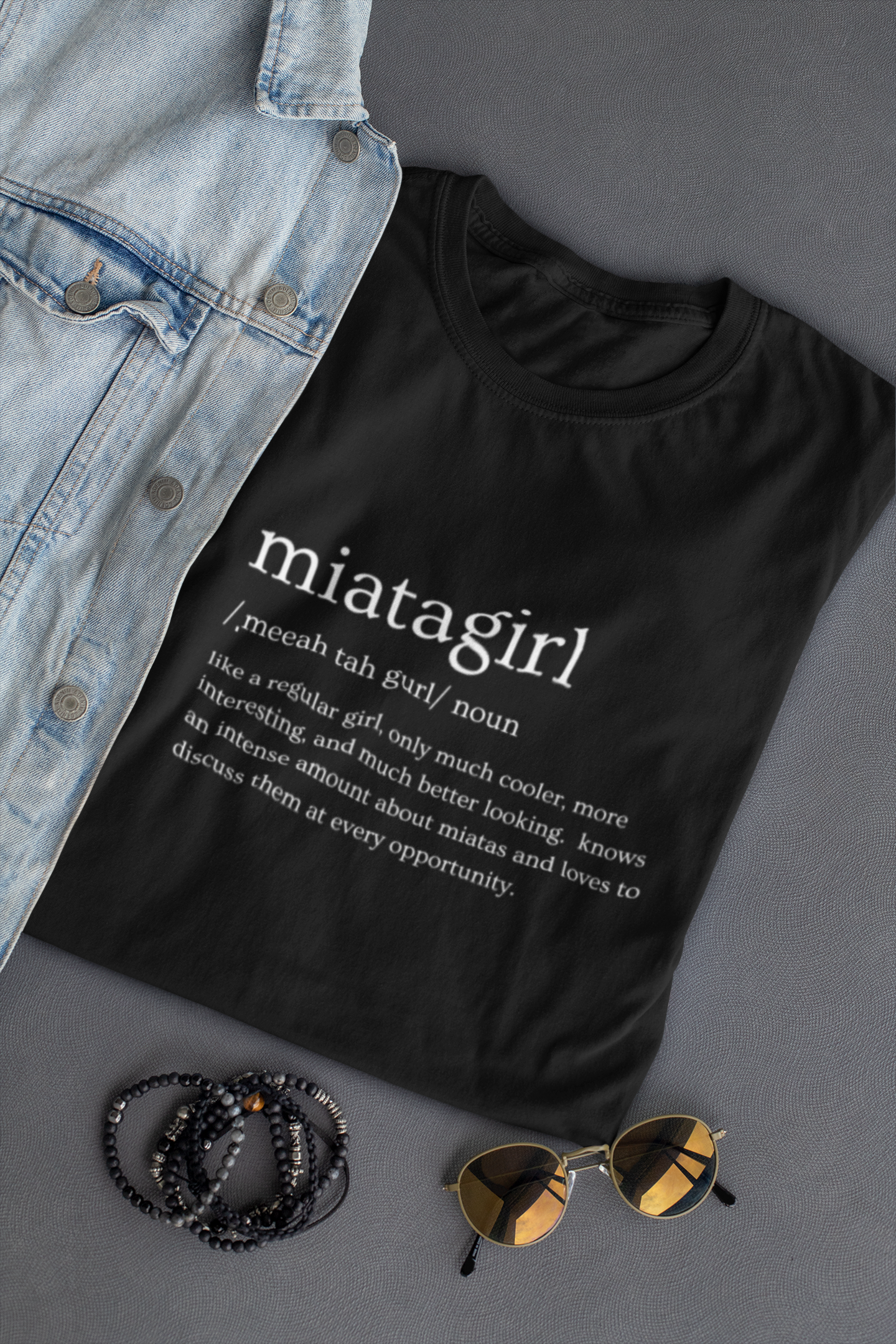 Miata Girl Defined Jersey Short Sleeve Tee