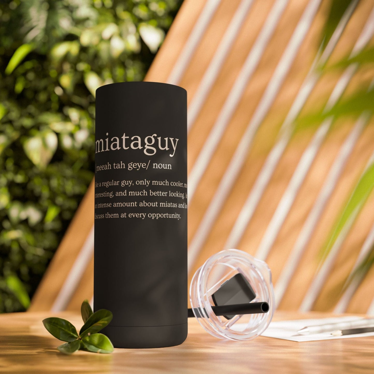 Miata Guy Defined 20oz Skinny Tumbler