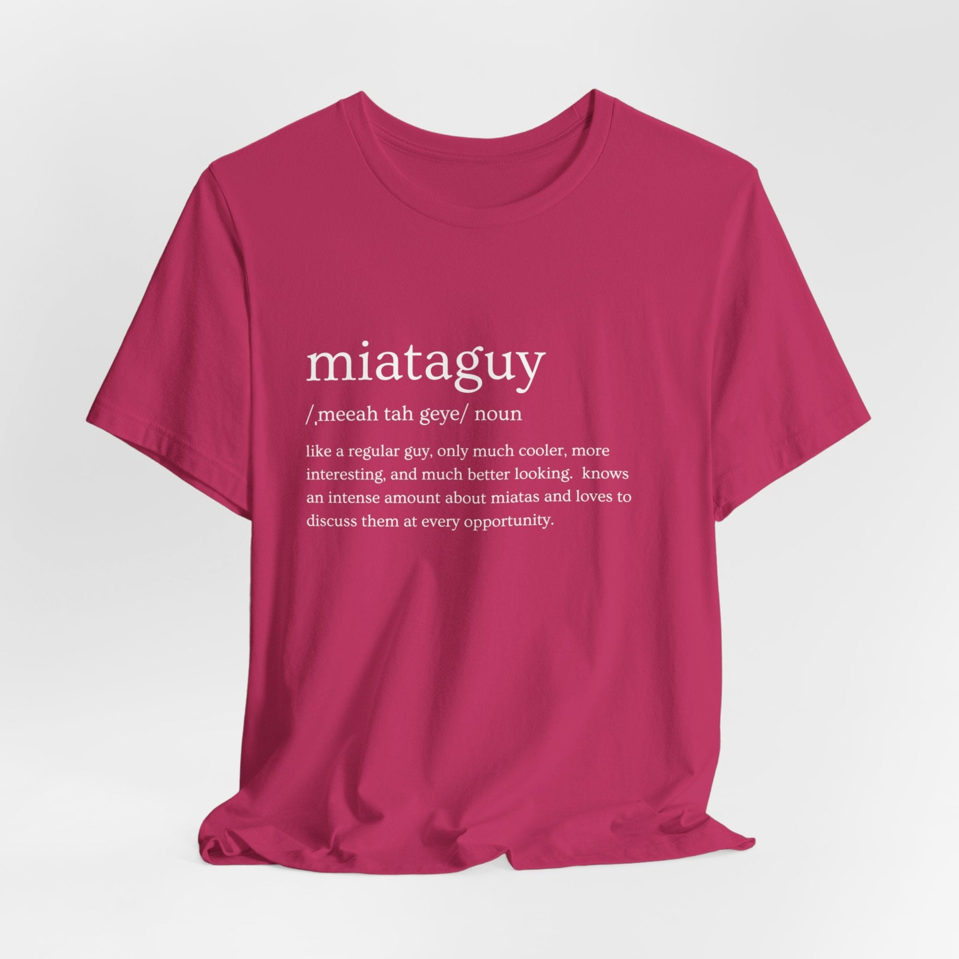 Miata Guy Defined Jersey Short Sleeve Tee