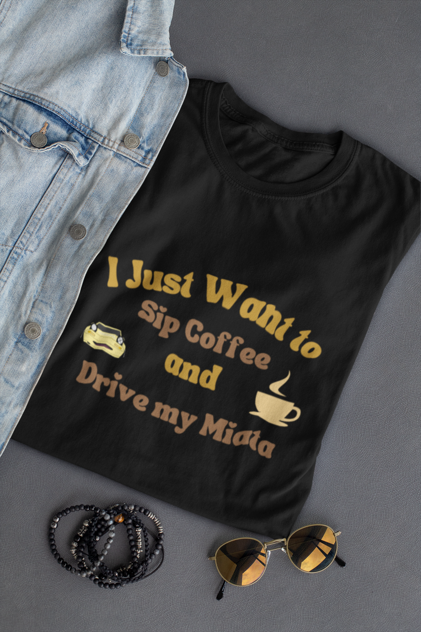 Miatas and Coffee Jersey Short Sleeve Tee